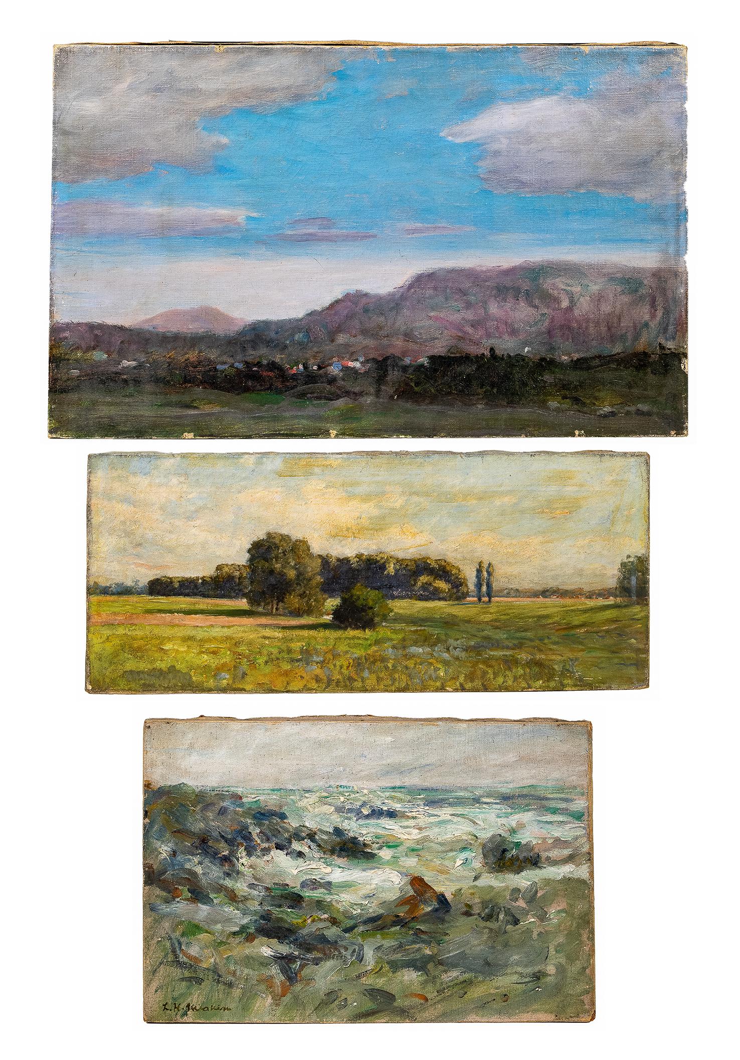 Lewis Henry Meakin (American, 1850-1917) Oil on Canvas (1 of 8)