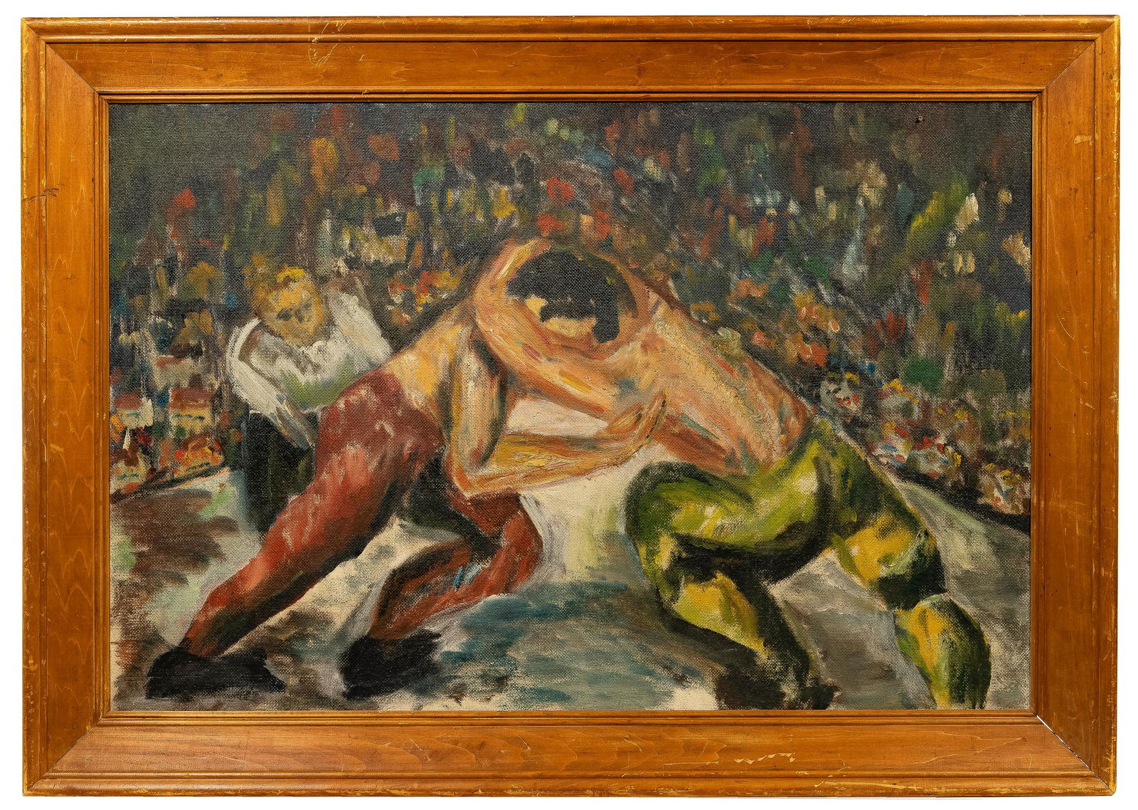 Unknown Artist (American, Mid-20th Century) Oil on (1 of 2)