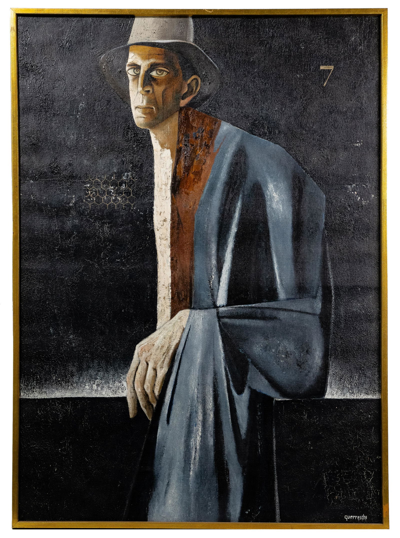 Giuseppe Guerreschi (Italian, 1929-1985) 'Personaggio (1 of 7)