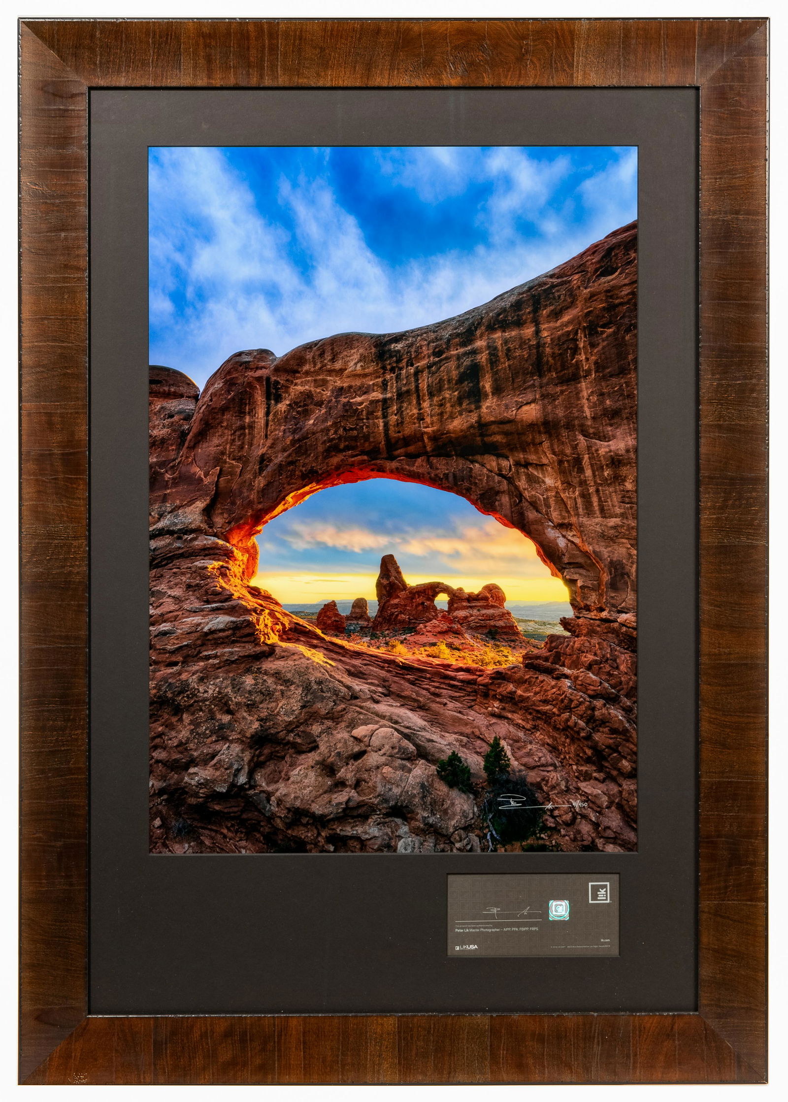 Peter Lik (Australian, b.1959) 'Desert Heart' Color (1 of 4)