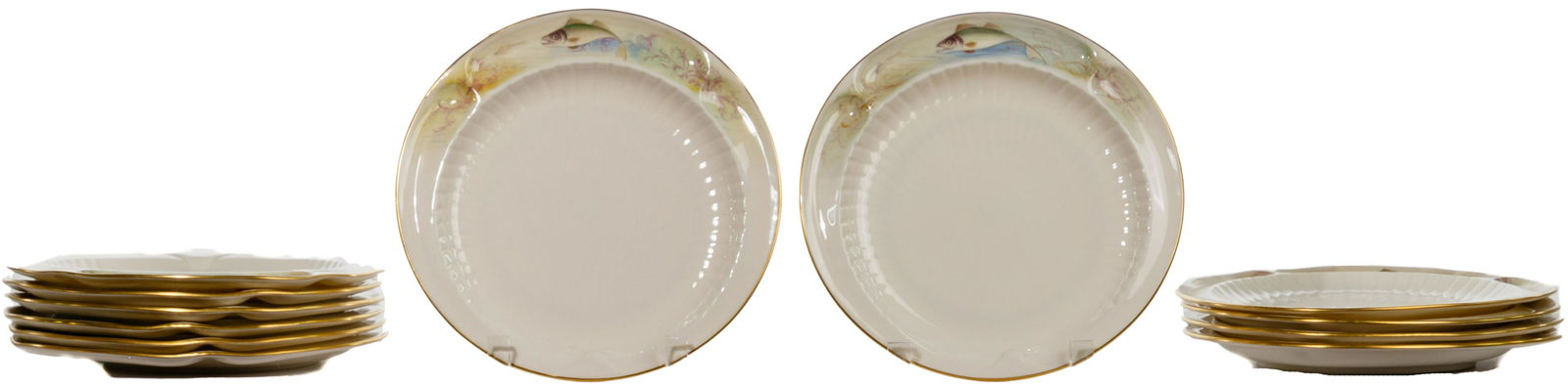 Lenox Hand Painted Fish Plates (1 of 6)