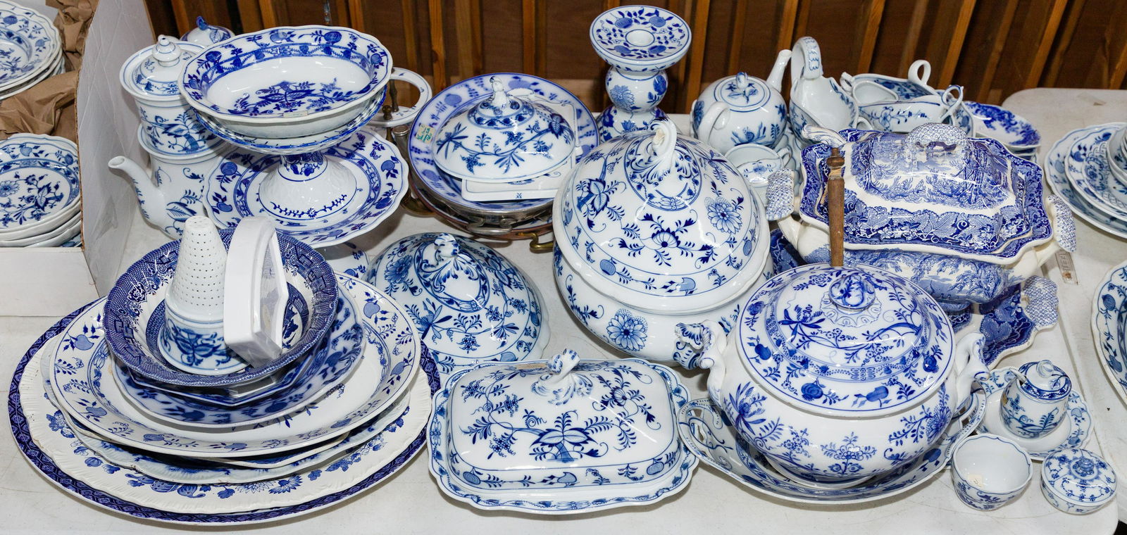 Blue and White Porcelain Assortment (1 of 3)