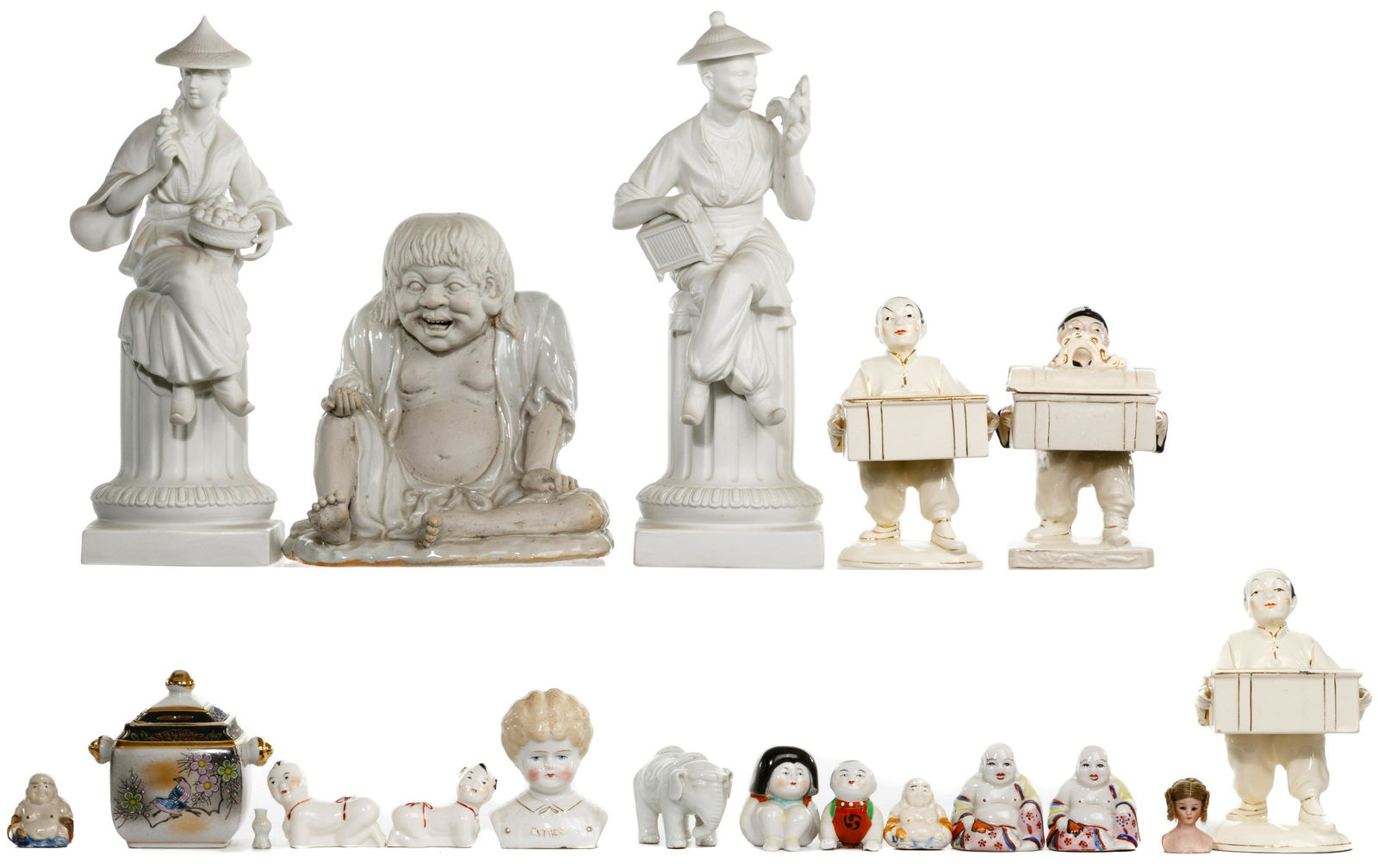 Multi-Cultural Ceramic Figurine Assortment (1 of 3)