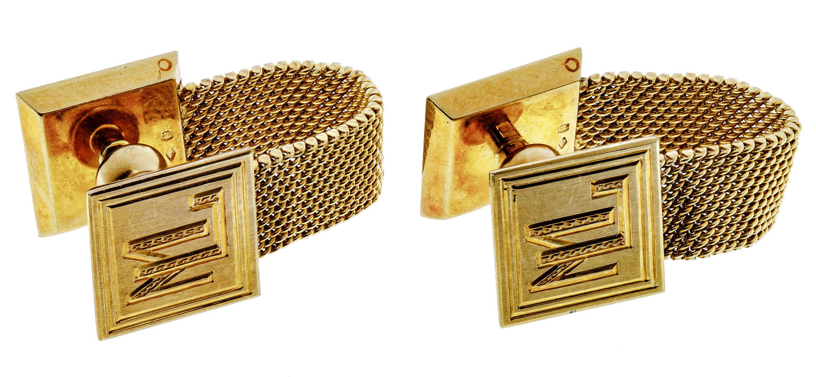 18k Yellow Gold Cufflinks (1 of 3)