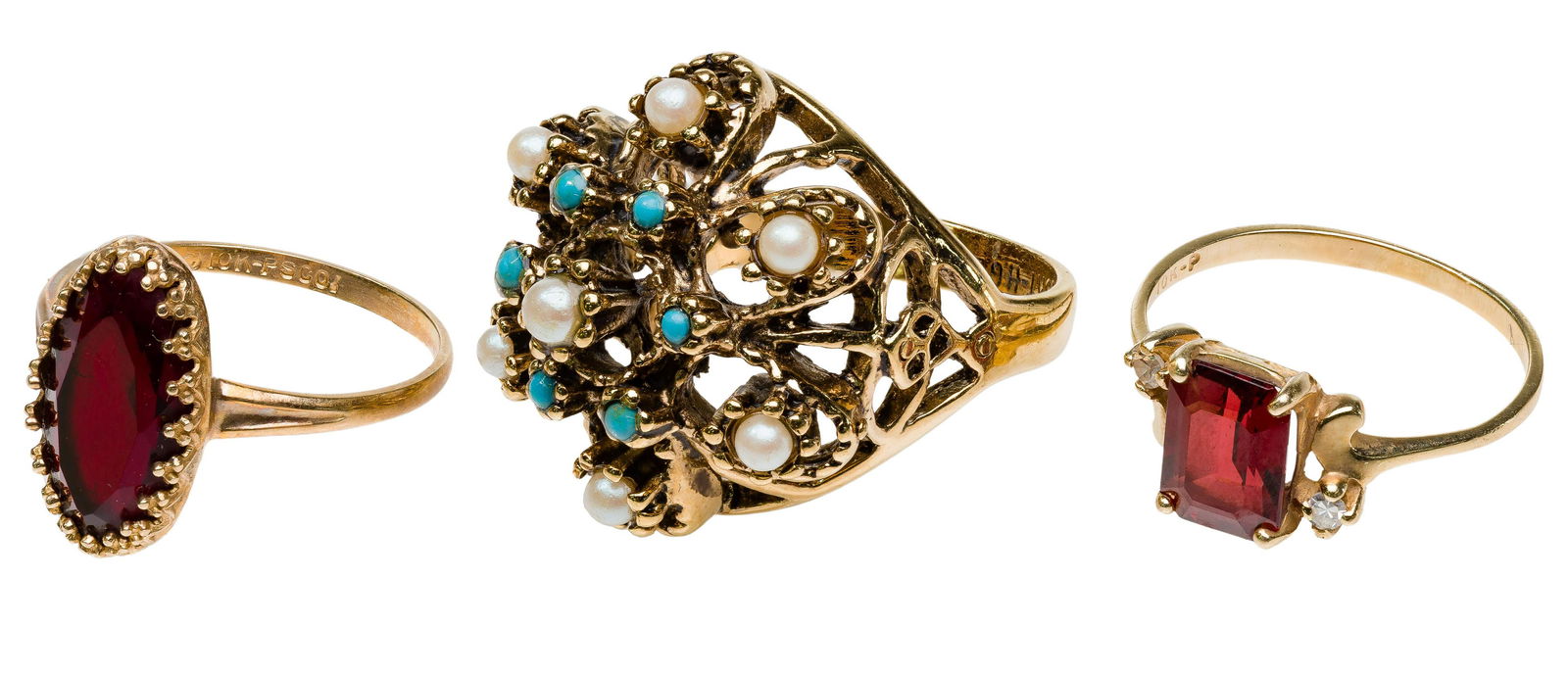 10k Yellow Gold Rings (1 of 2)