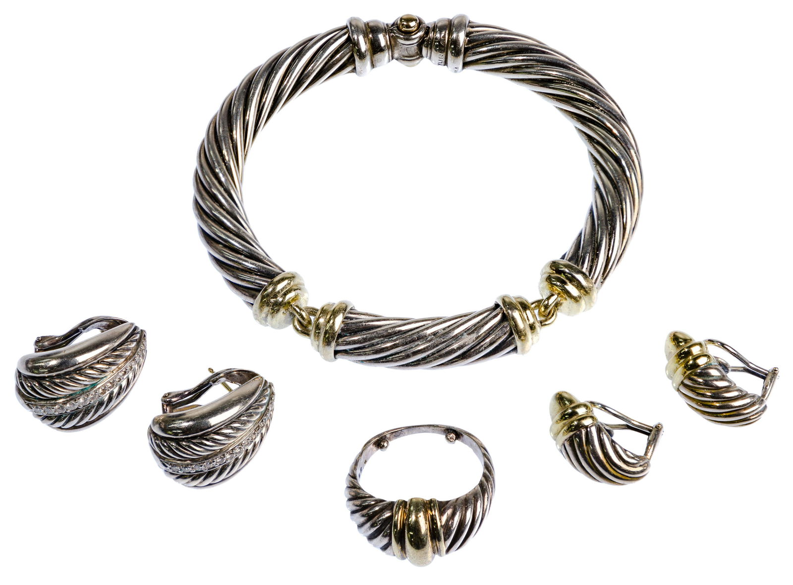 David Yurman Sterling Silver and 14k Gold Jewelry (1 of 1)