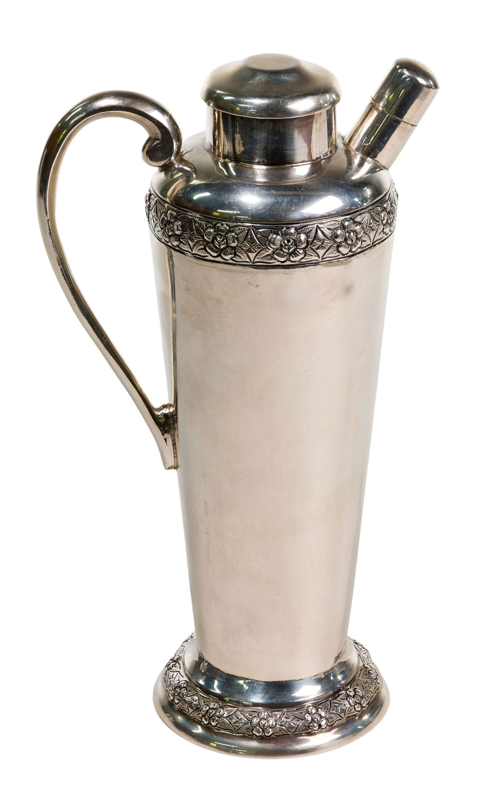 Sanborns Mexican Sterling Silver Cocktail Shaker (1 of 7)