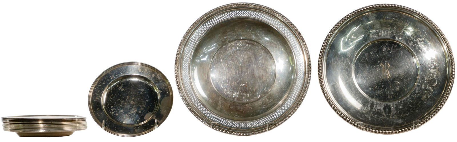 Sterling Silver Plate Assortment (1 of 3)