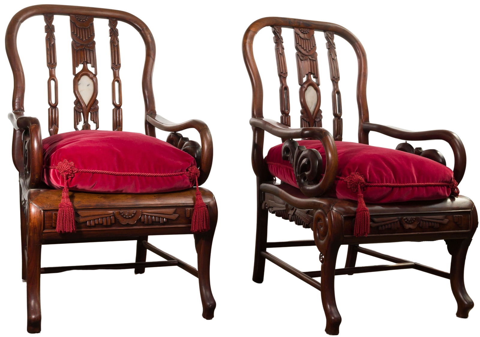 Chinese Rosewood Armchairs (1 of 10)