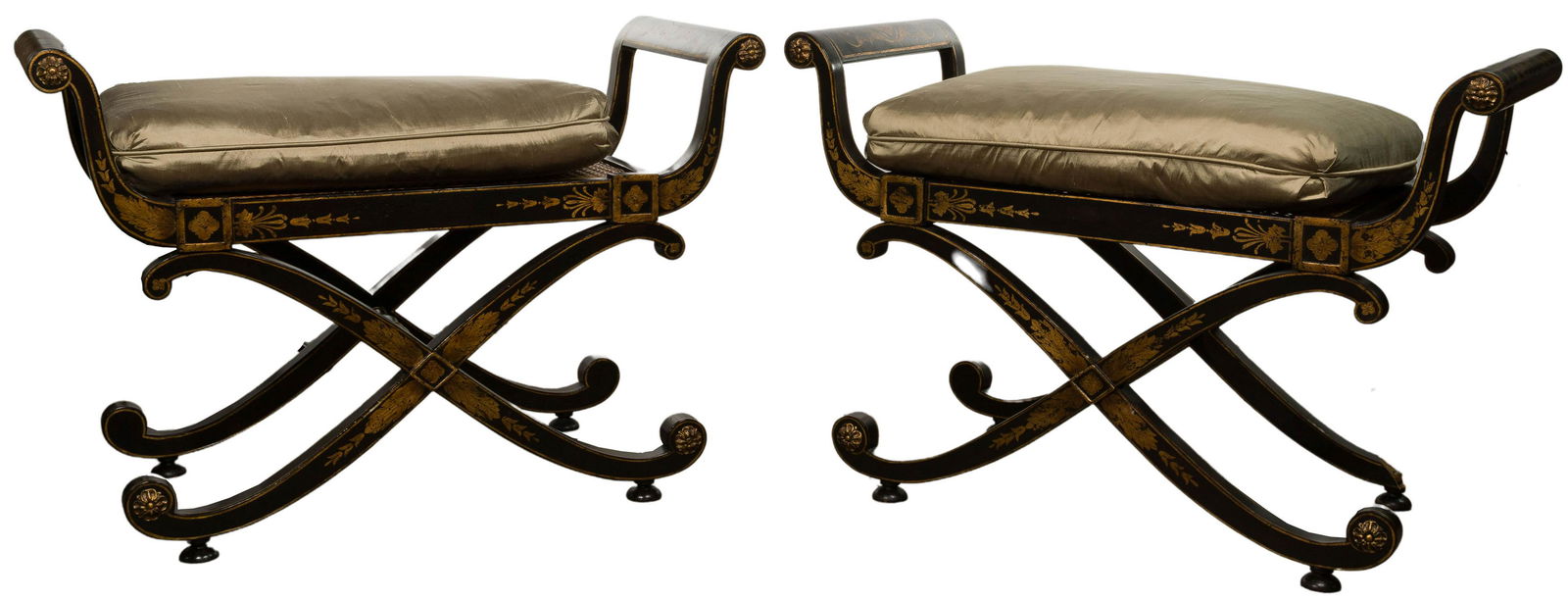 John Richard Empire Style Wood Stools (1 of 5)