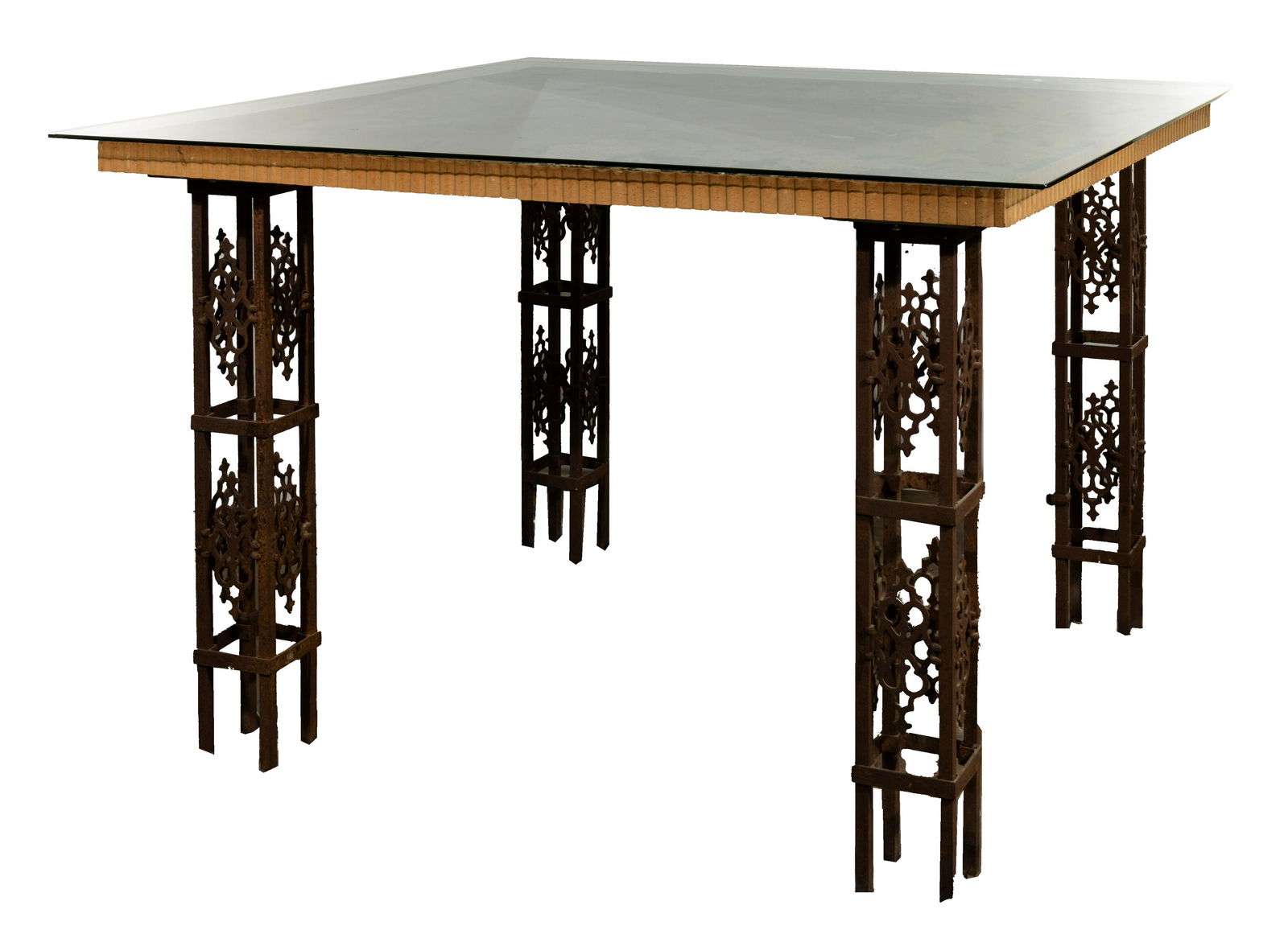 Salvaged Metal Table (1 of 1)