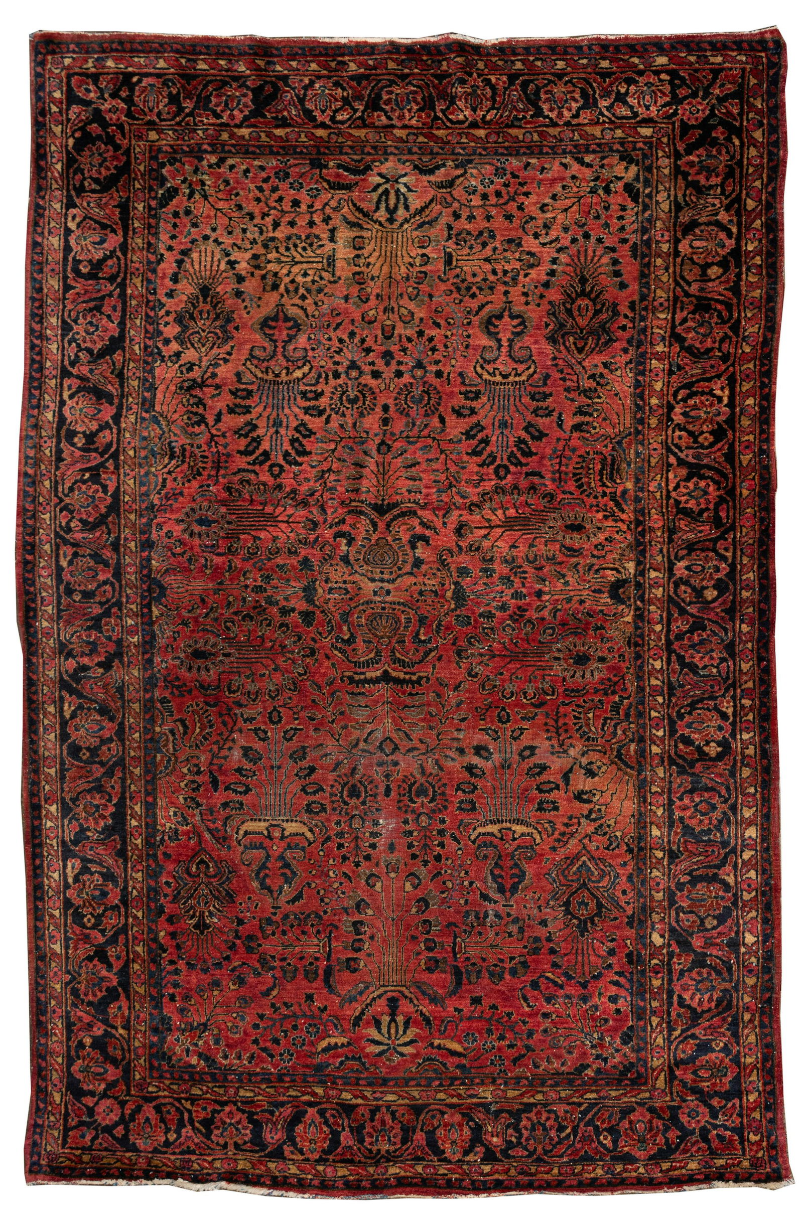 Persian Sarouk Wool Rug (1 of 6)