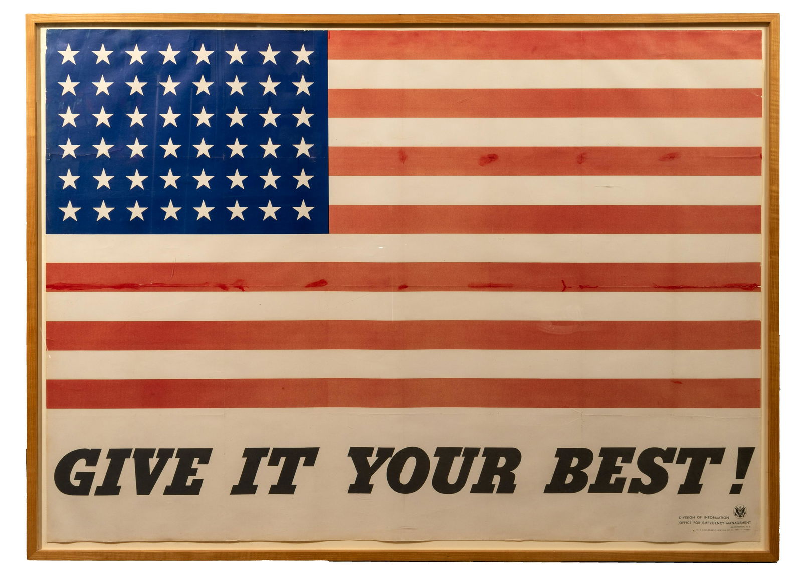World War II Era 'Give it Your Best' Poster (1 of 3)