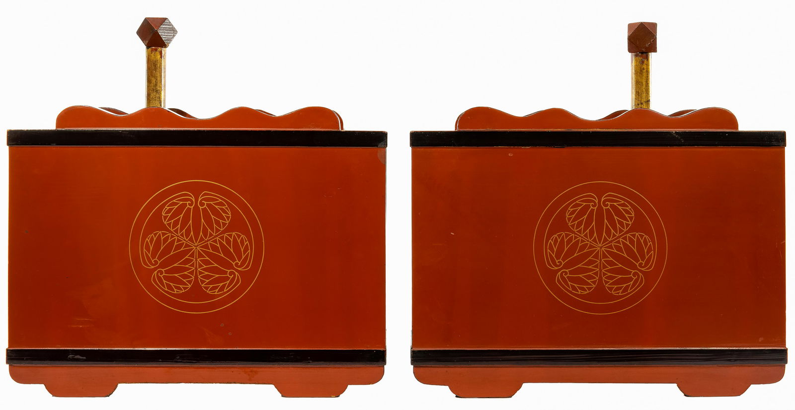 Japanese Lacquered Sake Casks (1 of 3)