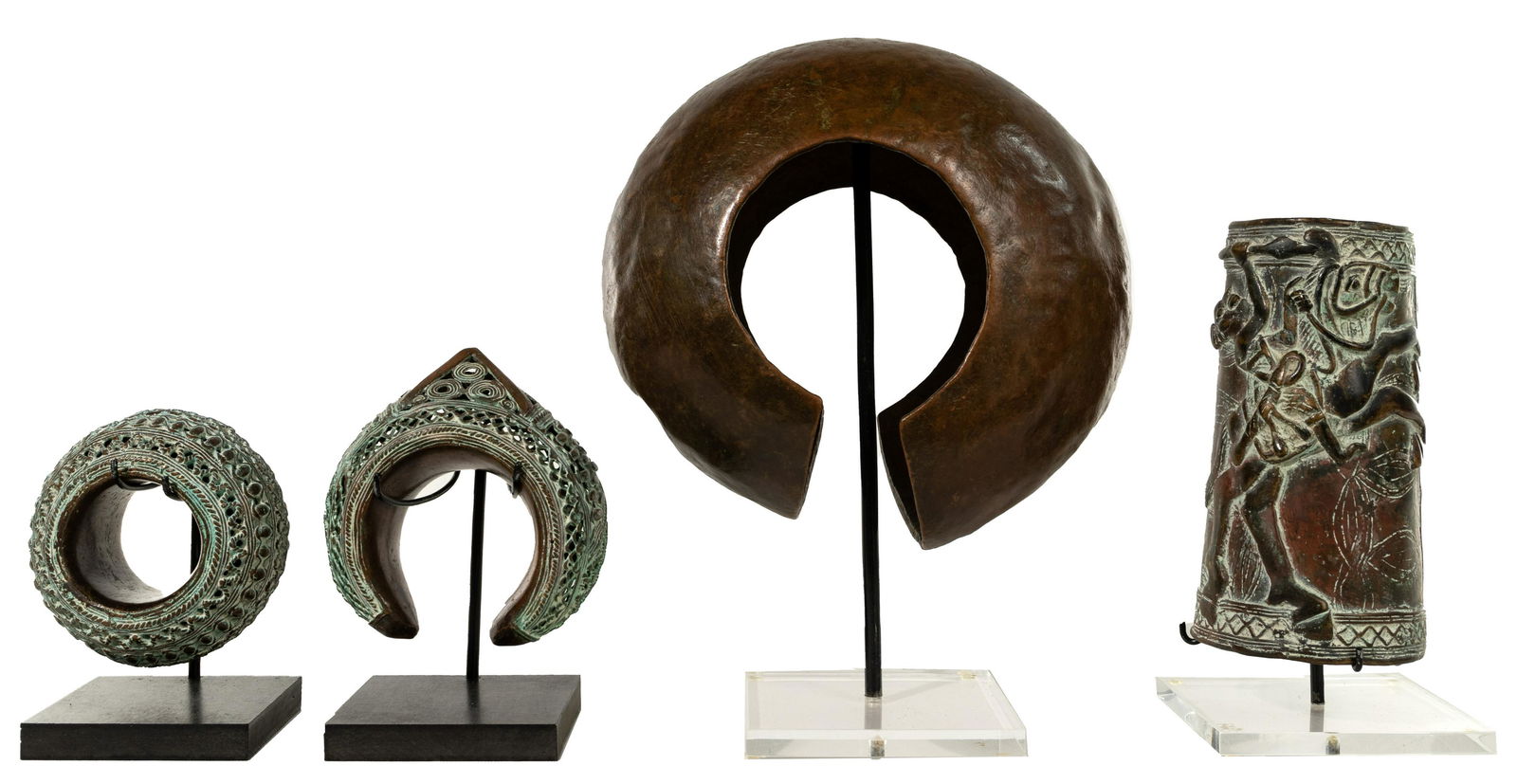 African Copper Alloy Currency Bracelet Assortment (1 of 4)