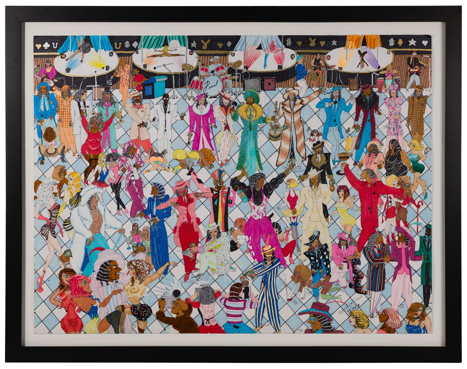 Tony 'Bright' Davis (American, b.1962) 'The Pimps' (1 of 4)