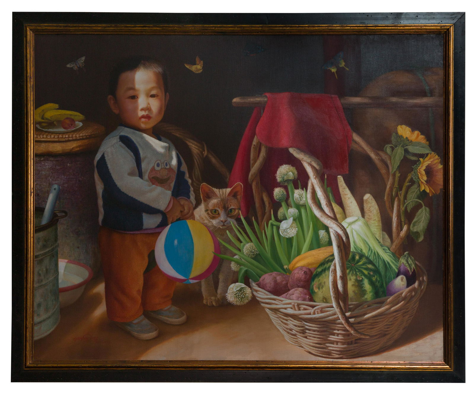 Yan-Zhou Xu (Chinese, b.1961) Oil on Canvas (1 of 9)