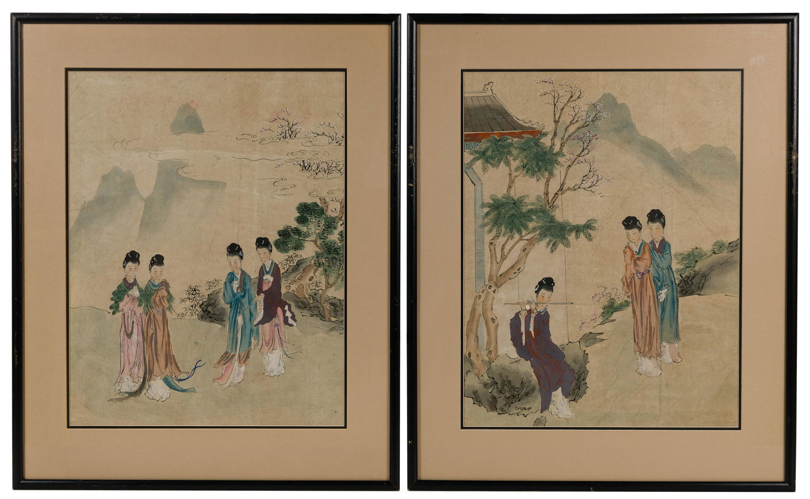 Asian Gouaches on Paper (1 of 4)