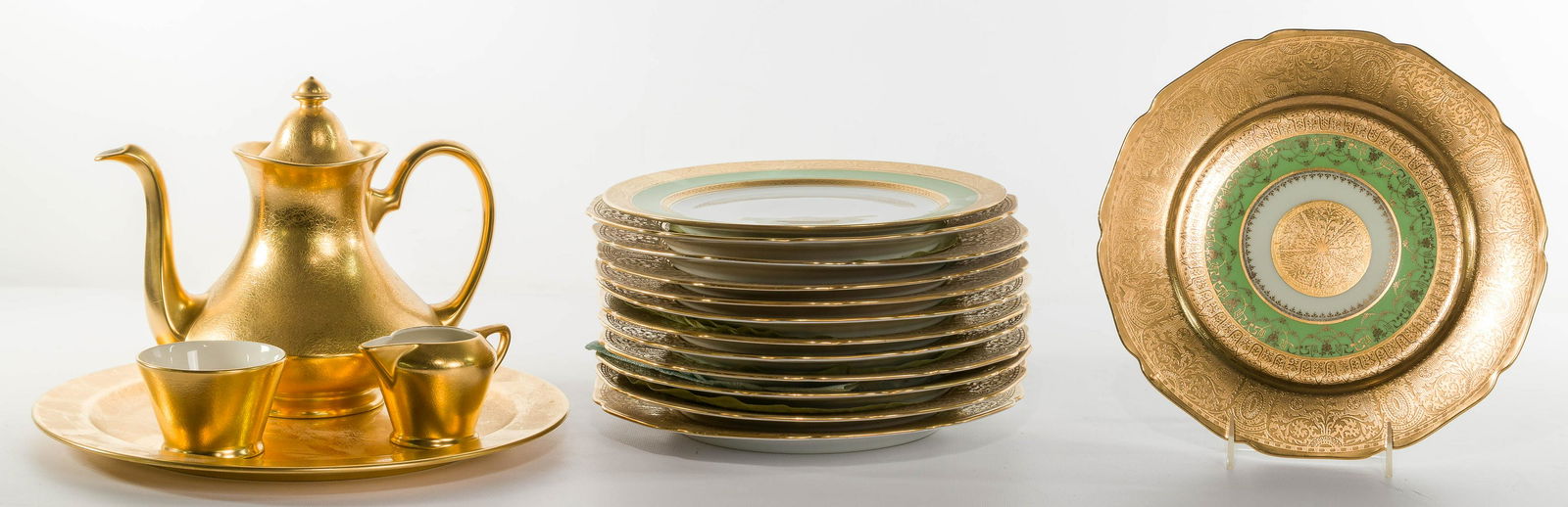Pickard Tea Service and Plate Assortment (1 of 2)
