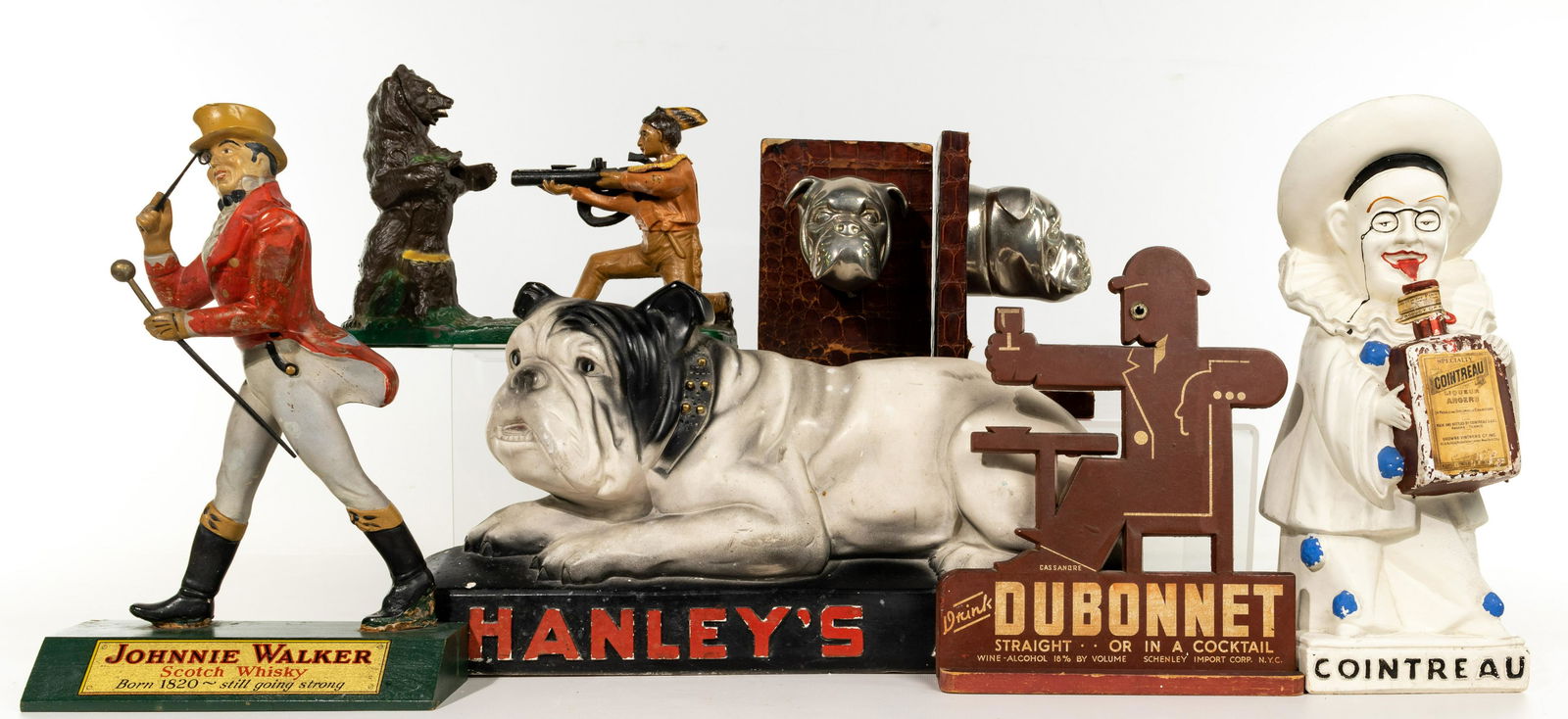 Liquor Advertising and Decorative Object Assortment (1 of 1)