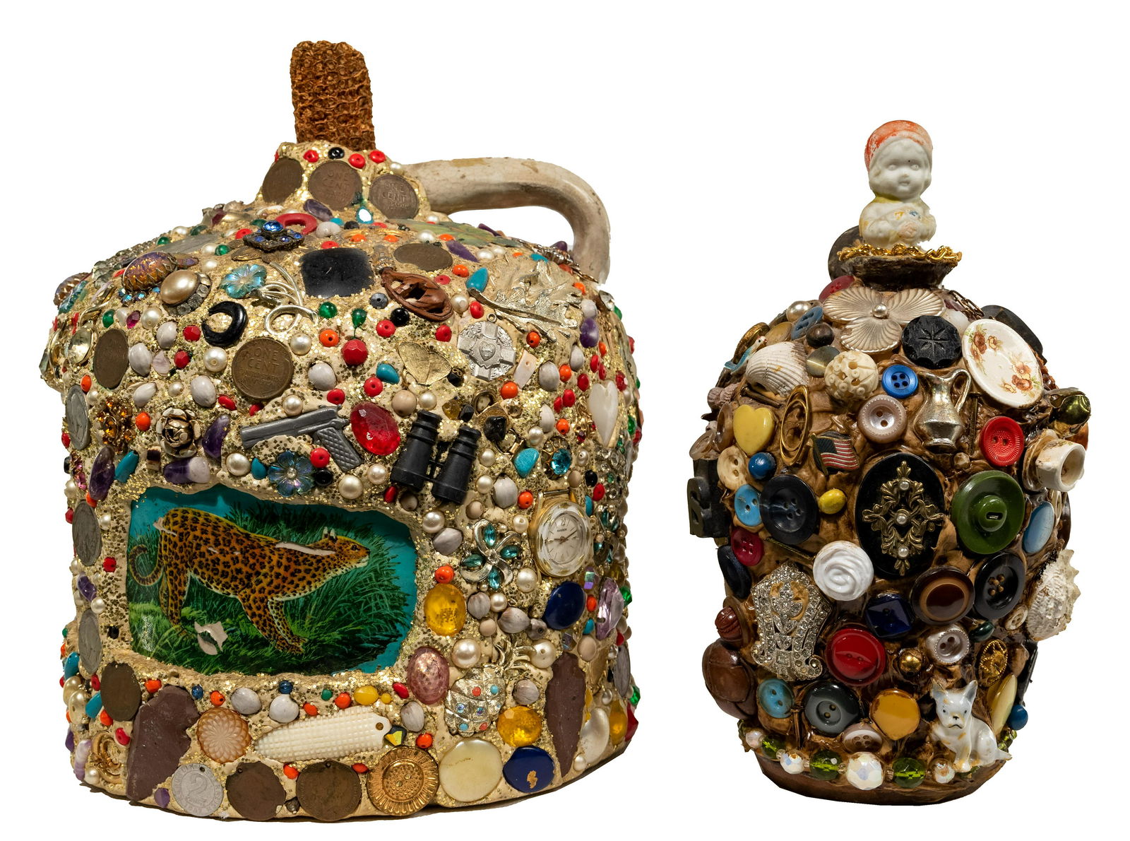 Folk Art Memory Jugs (1 of 5)