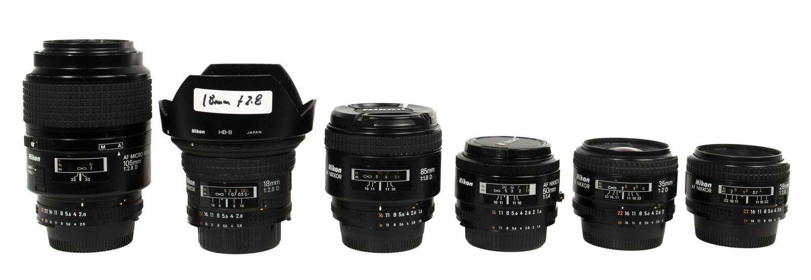 Nikon Camera Lens Assortment (1 of 3)