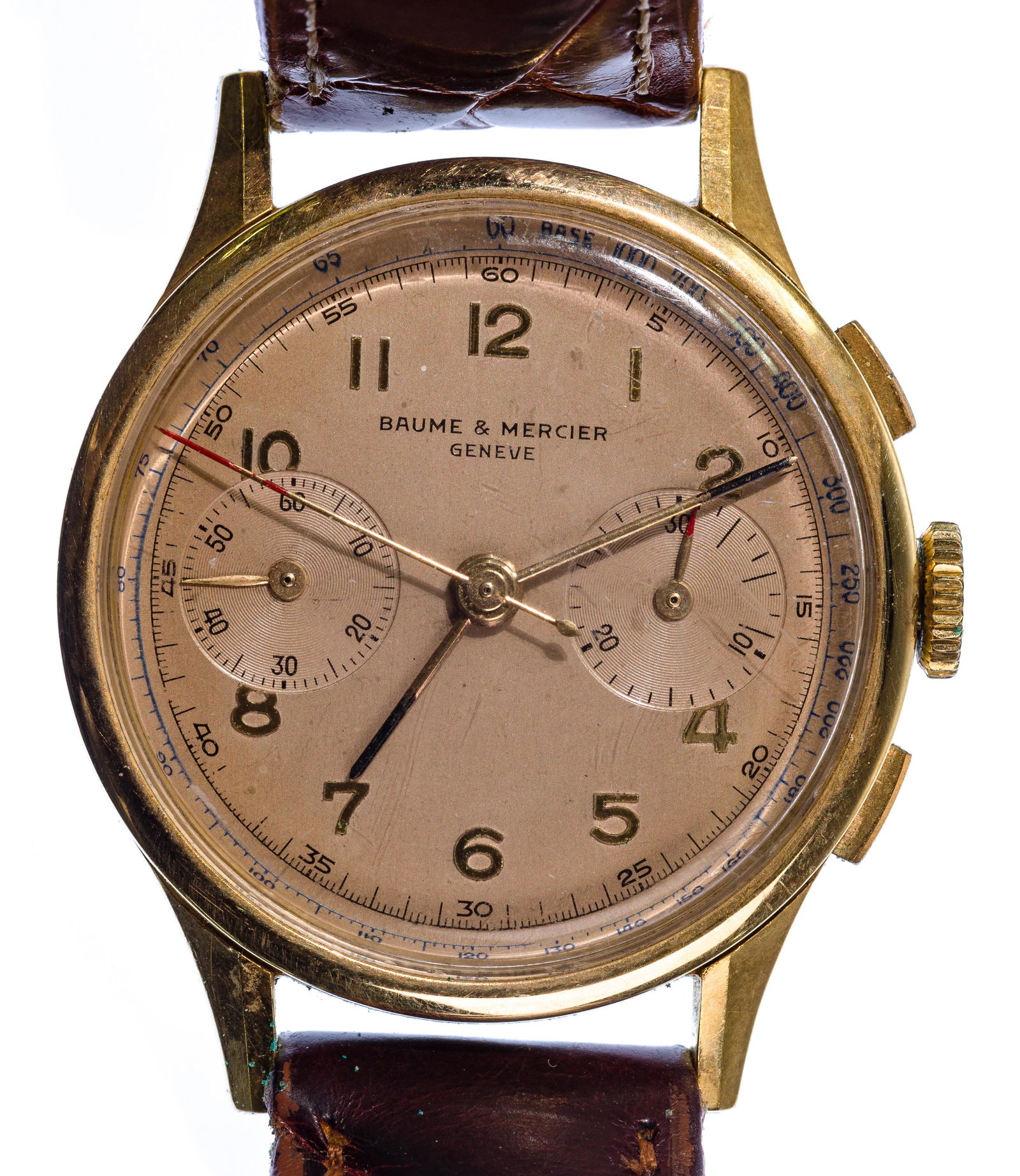 Baume & Mercier 14k Yellow Gold Case Chronograph Wrist (1 of 6)