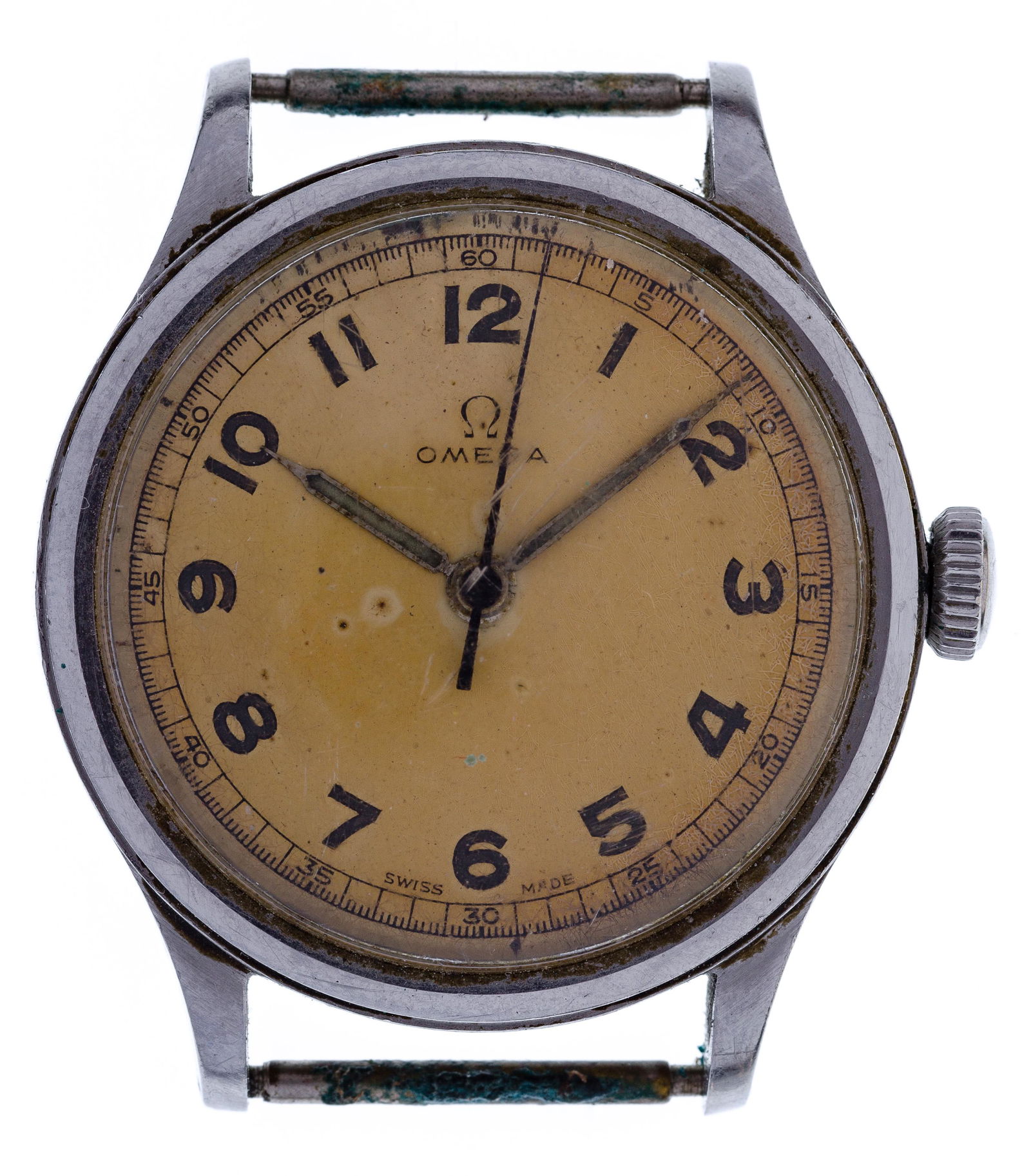 Omega World War II Era 2179/2 Military Wrist Watch (1 of 5)