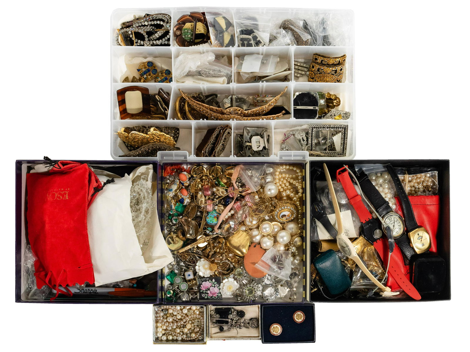 10k Gold, Sterling Silver and Costume Jewelry (1 of 1)