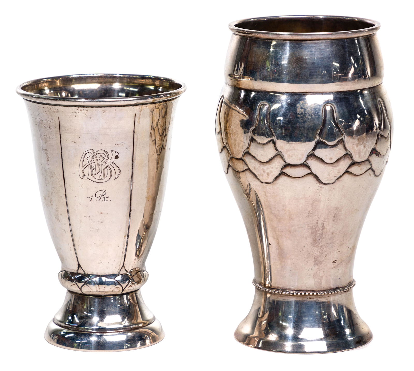Christian F. Heise European Silver (826) Cups (1 of 6)