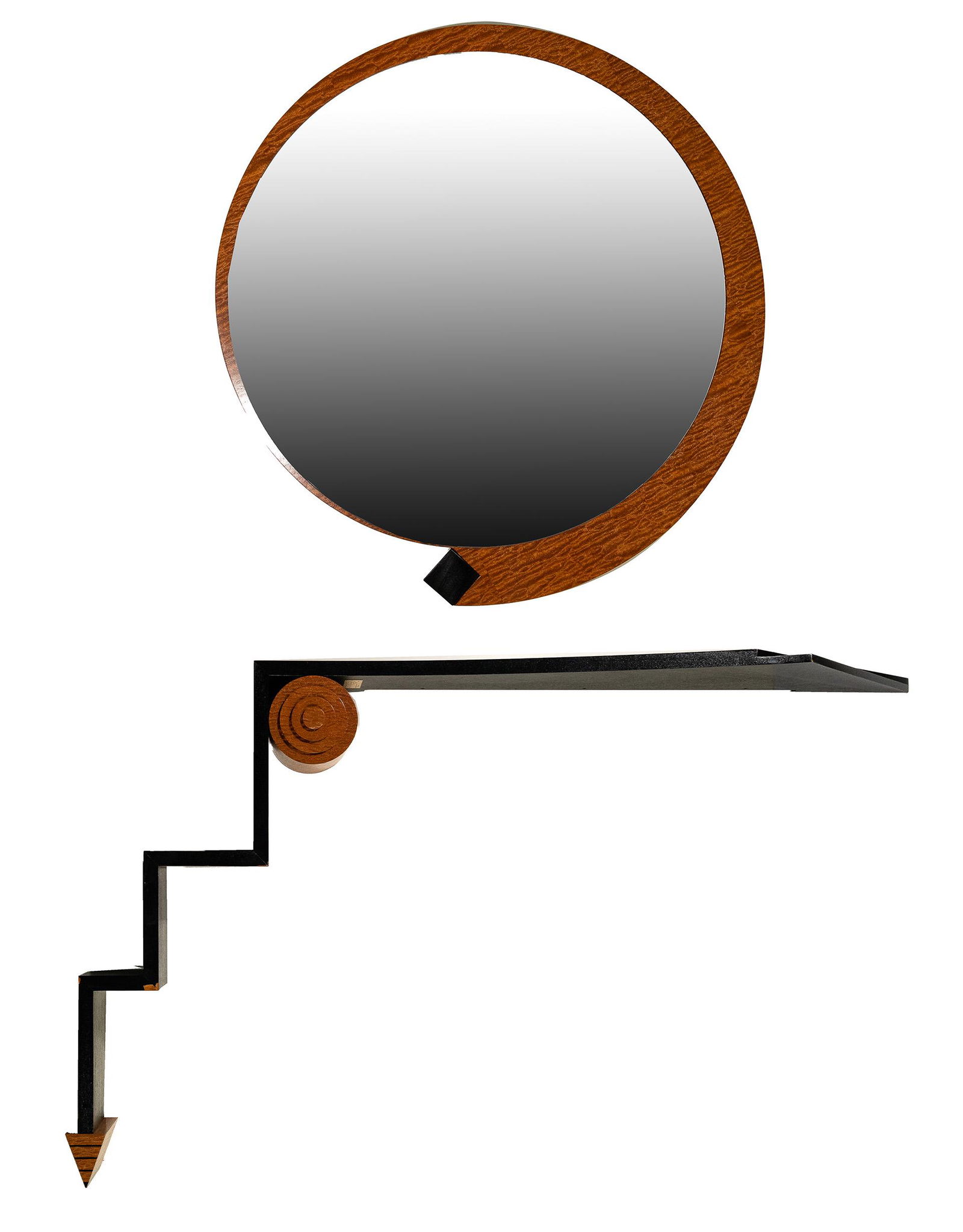 Lee Weitzman Zig Zag Wall Shelf and Spiral Mirror (1 of 4)