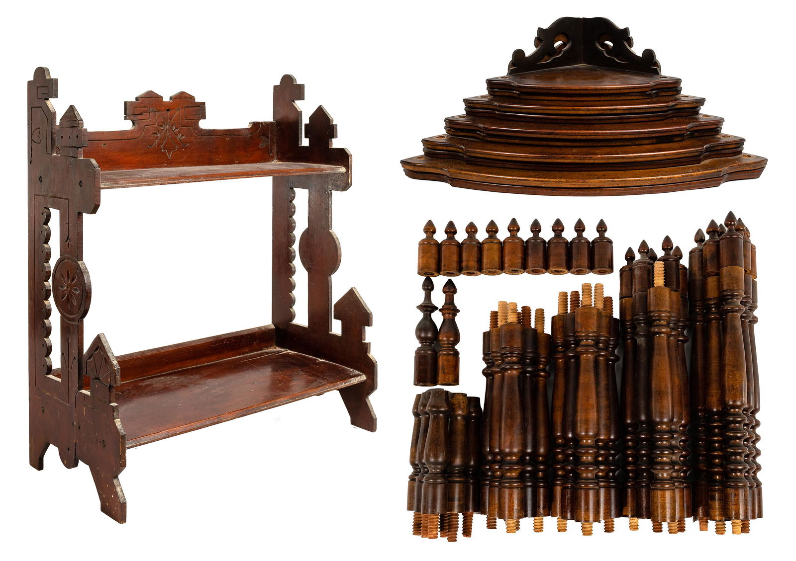 Eastlake Style Shelf and Corner Etagere Assortment (1 of 4)