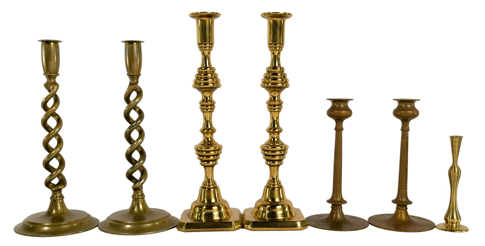 Brass Candlestick Assortment (1 of 1)