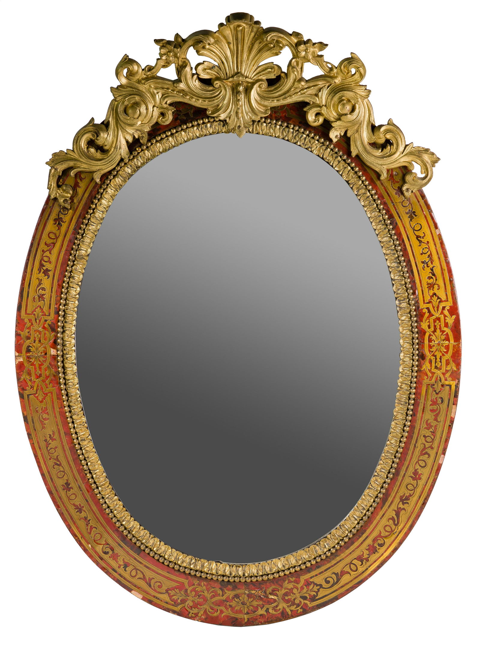 Boulle Style Wall Mirror (1 of 8)