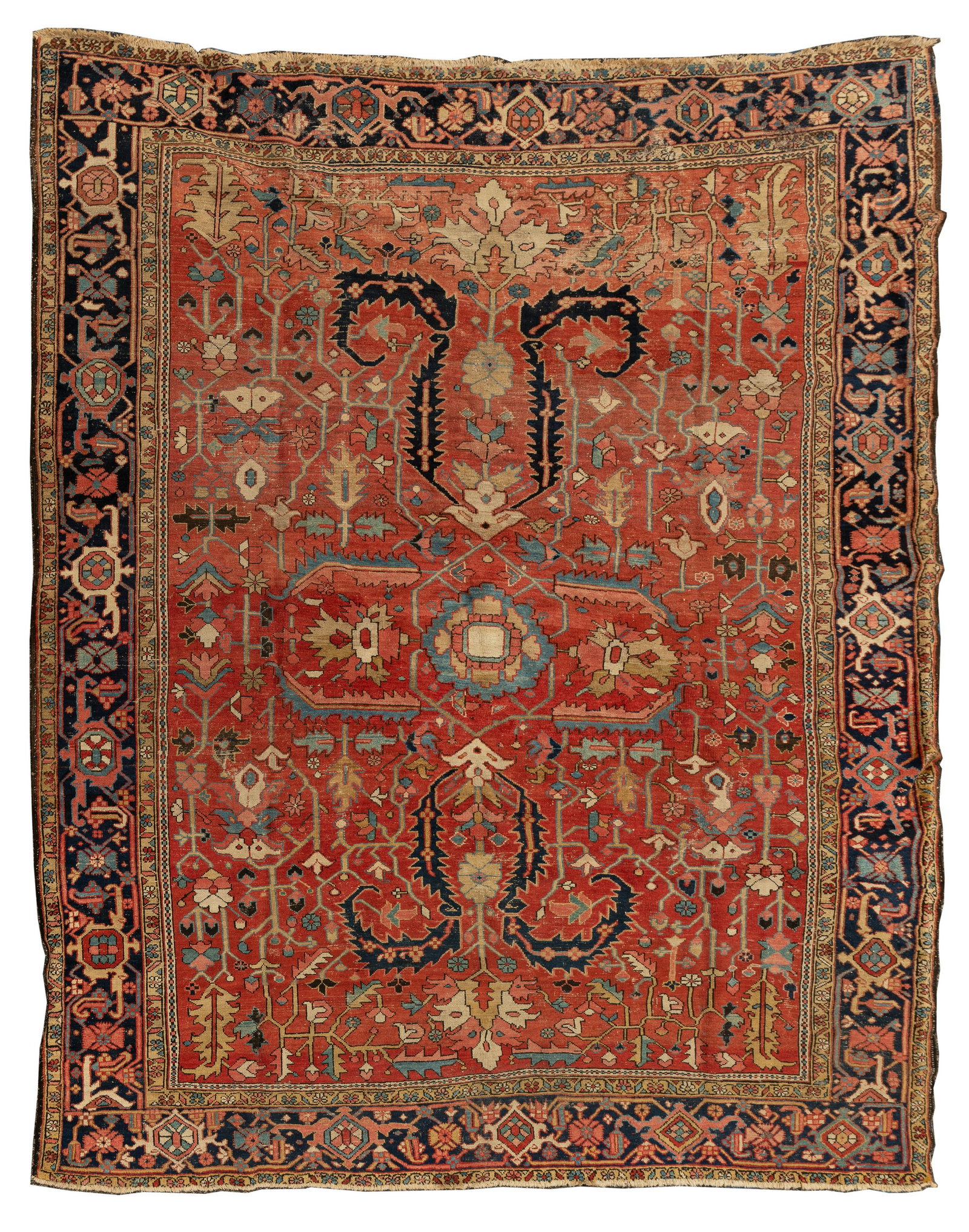 Heriz Palatial Flat Weave Rug (1 of 6)