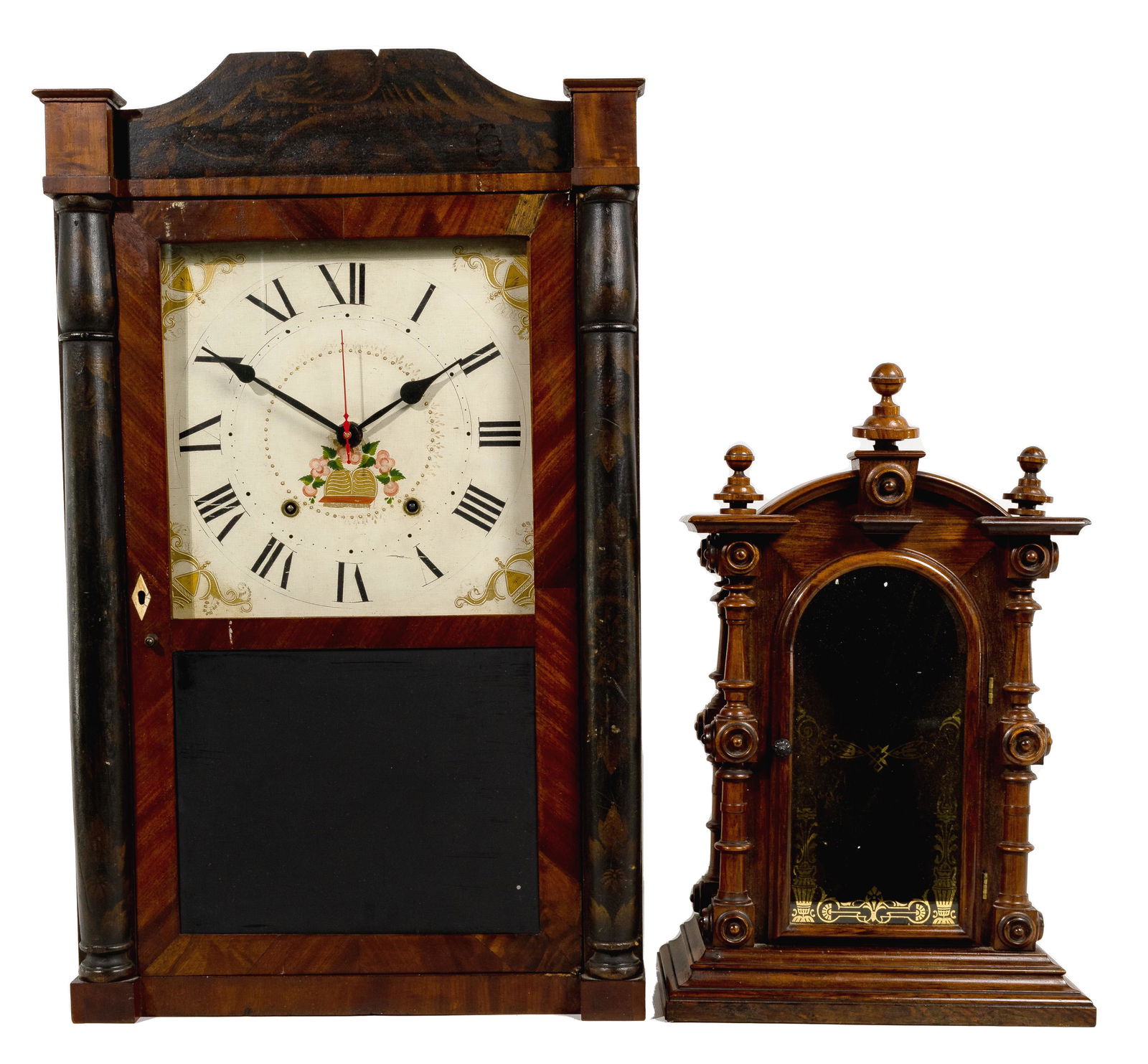 Seth Thomas Pillar and Scroll Shelf Clock (1 of 9)