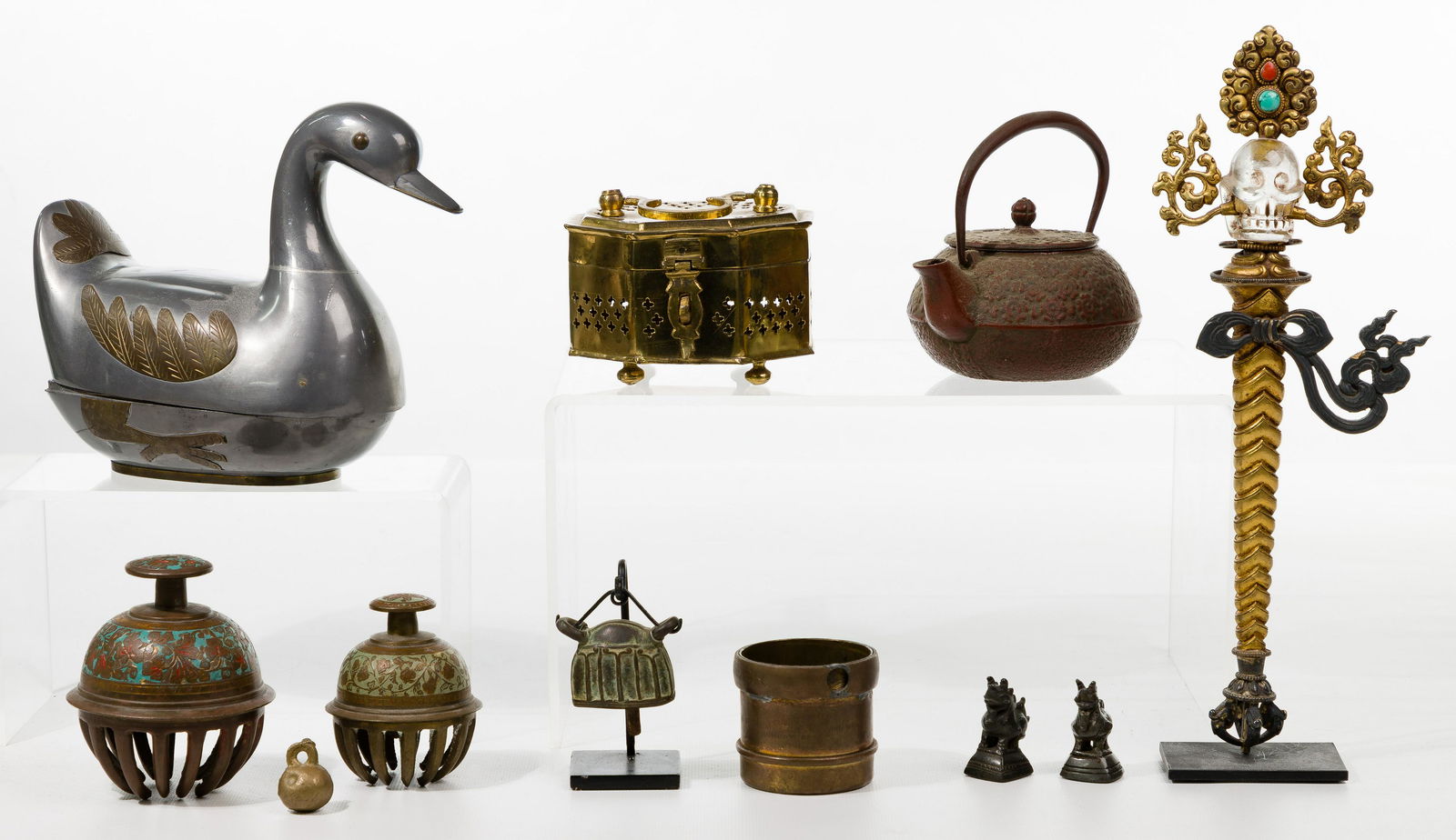Asian Metal Object Assortment (1 of 1)