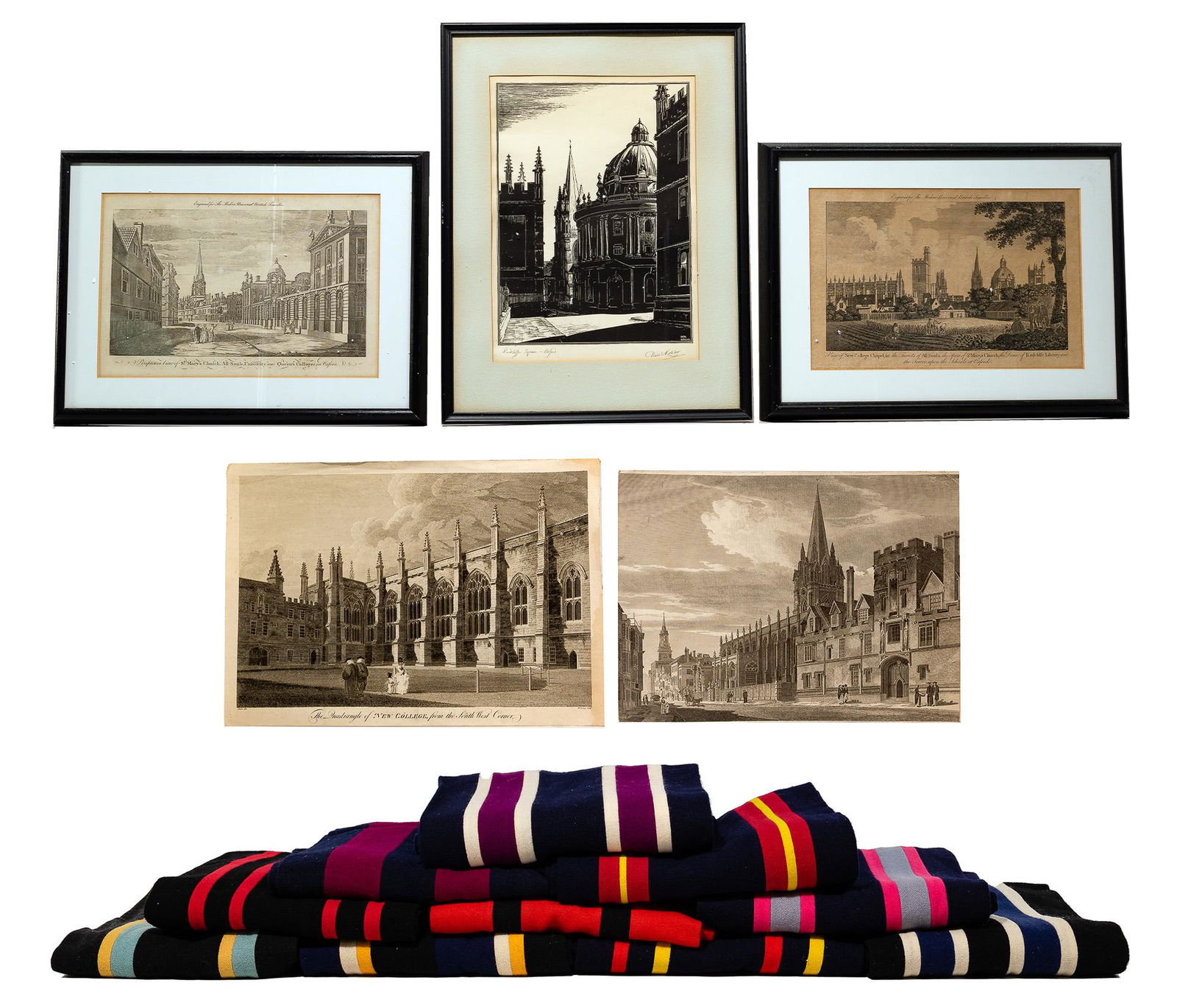 Oxford University Print and Academic Scarf Assortment (1 of 4)