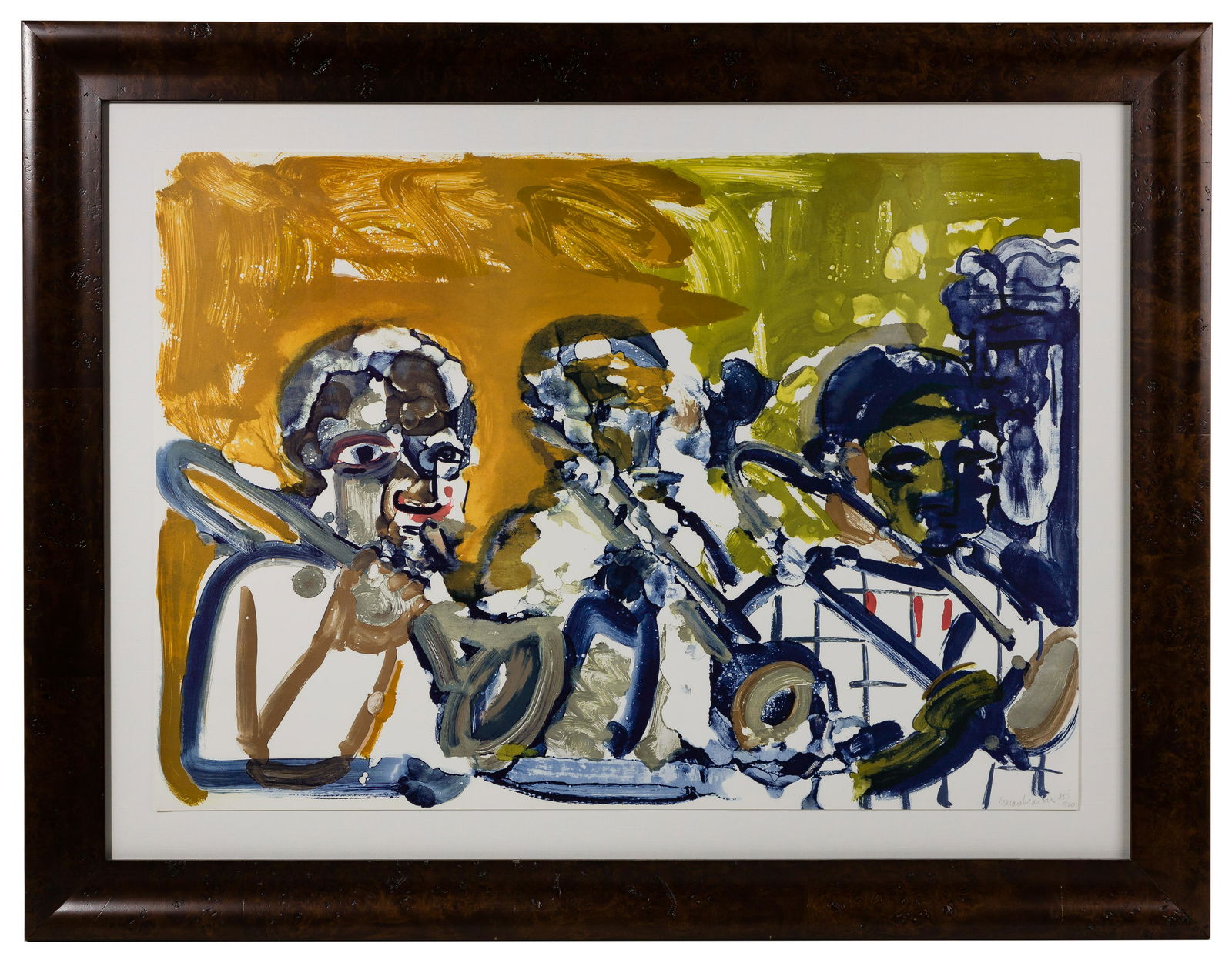 Romare Bearden (American, 1911-1988) 'Brass Section (1 of 4)