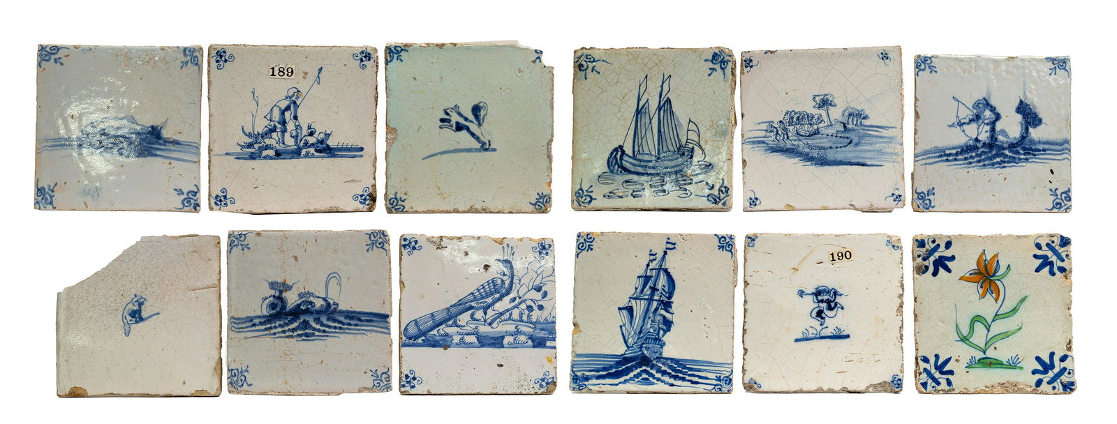 Delft Ceramic Tile Assortment (1 of 9)