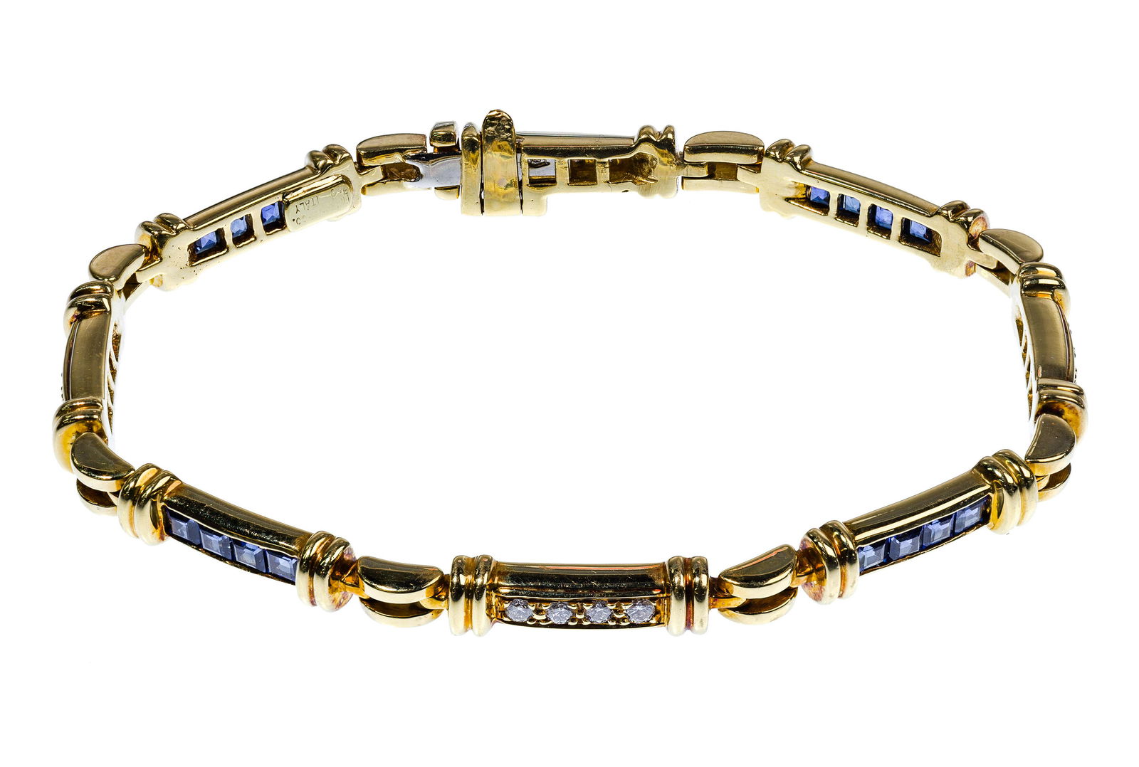 Tiffany & Co 18k Yellow Gold, Sapphire and Diamond (1 of 3)
