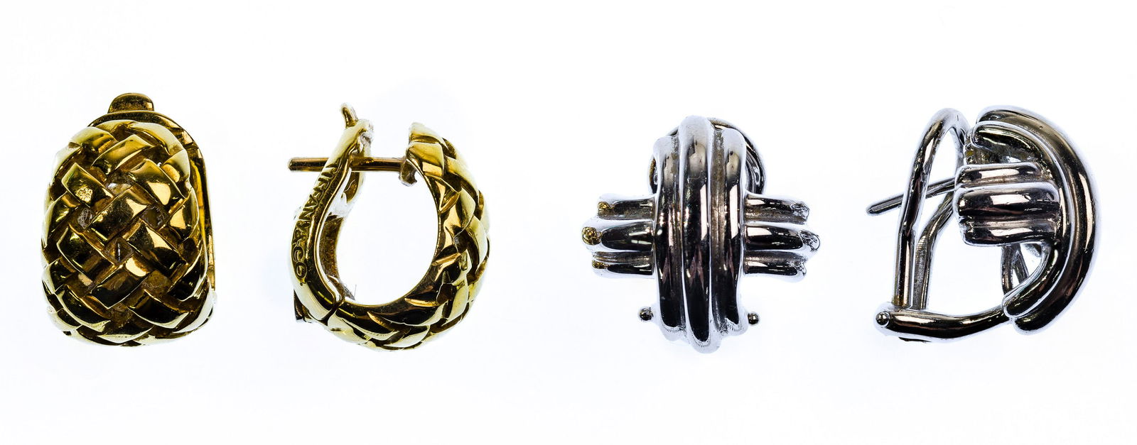 Tiffany & Co 18k Gold Pierced Earring Assortment (1 of 3)