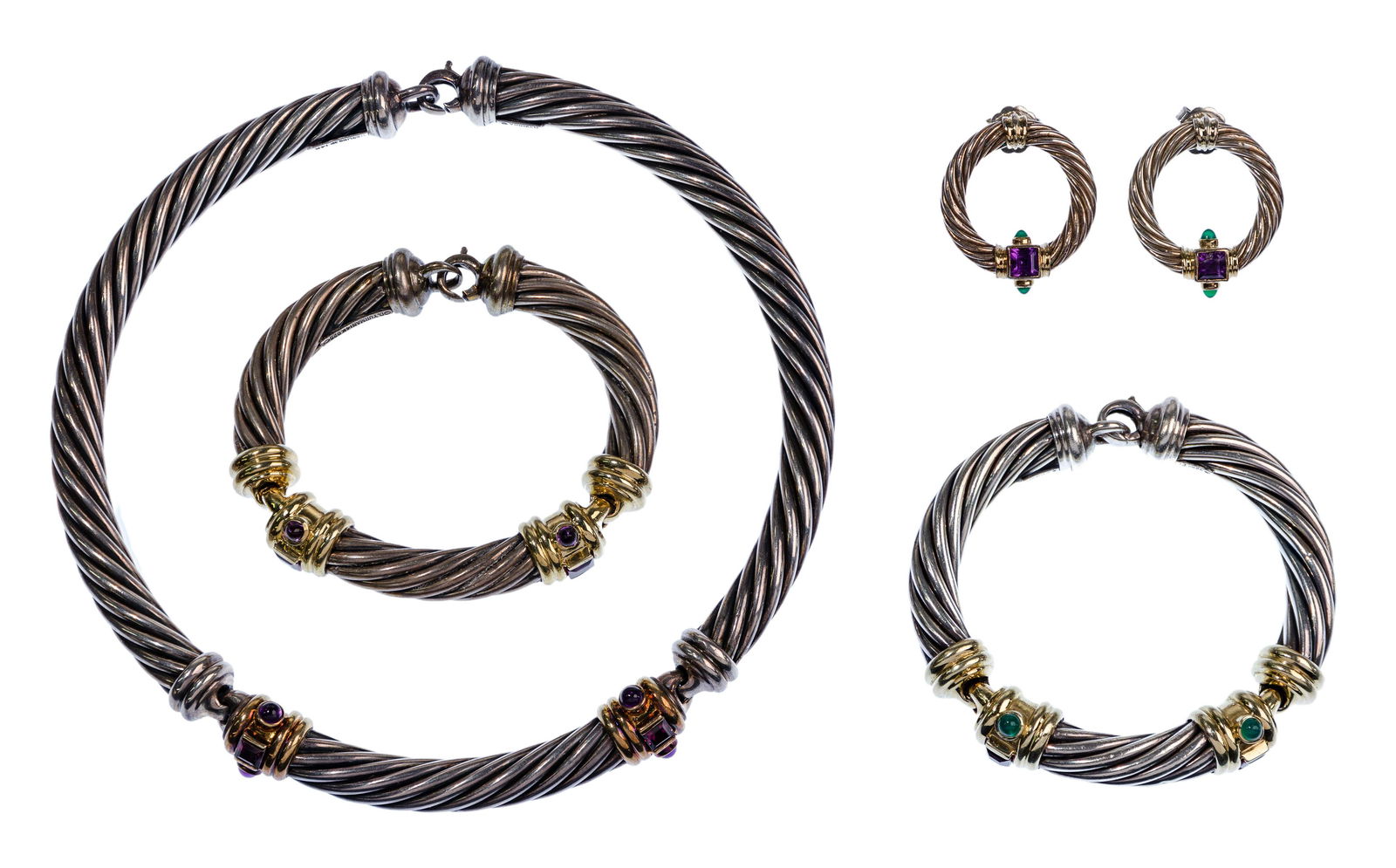 David Yurman 14k Gold, Sterling Silver and Gemstone (1 of 5)