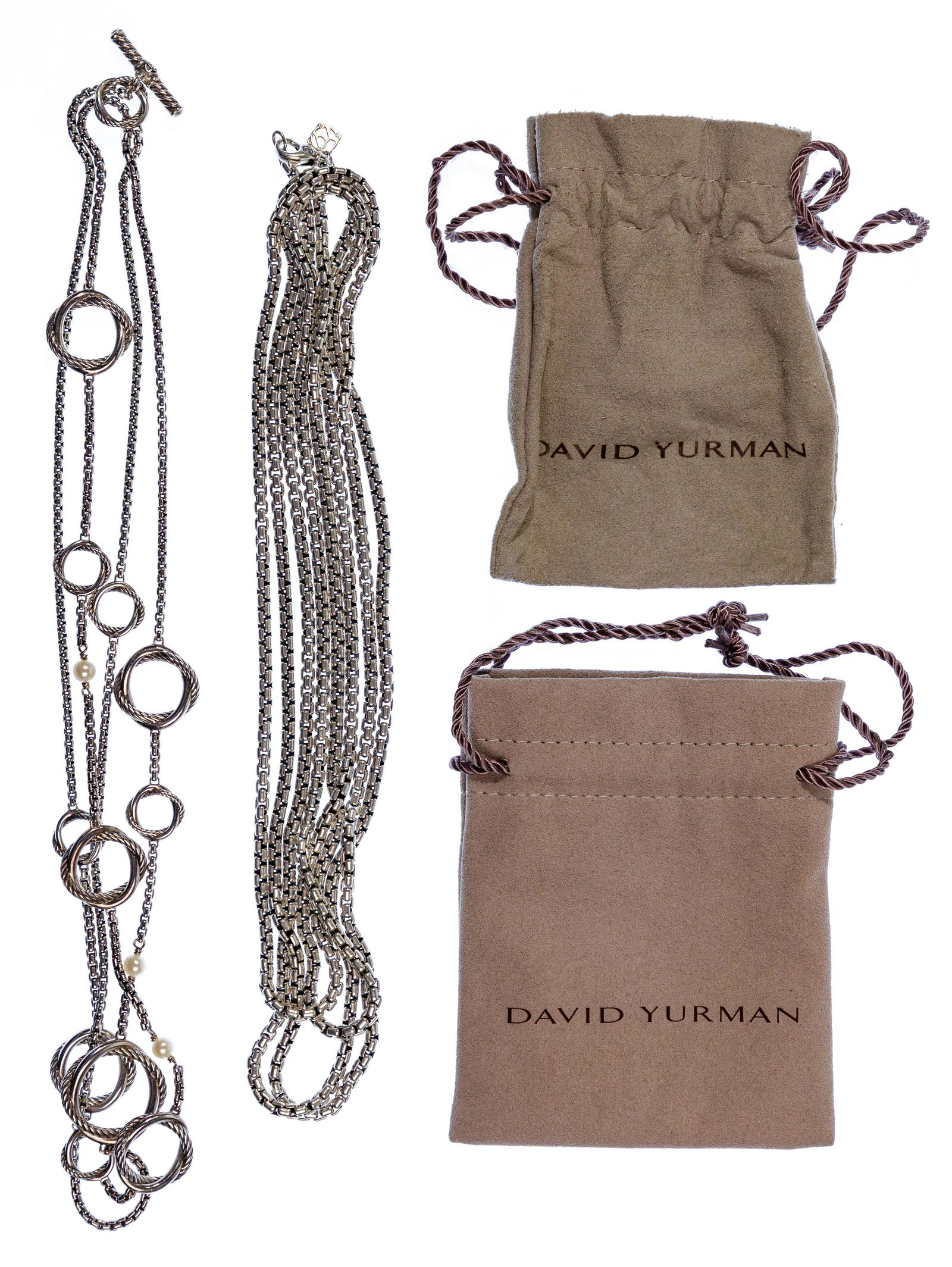 David Yurman Sterling Silver Necklaces (1 of 1)