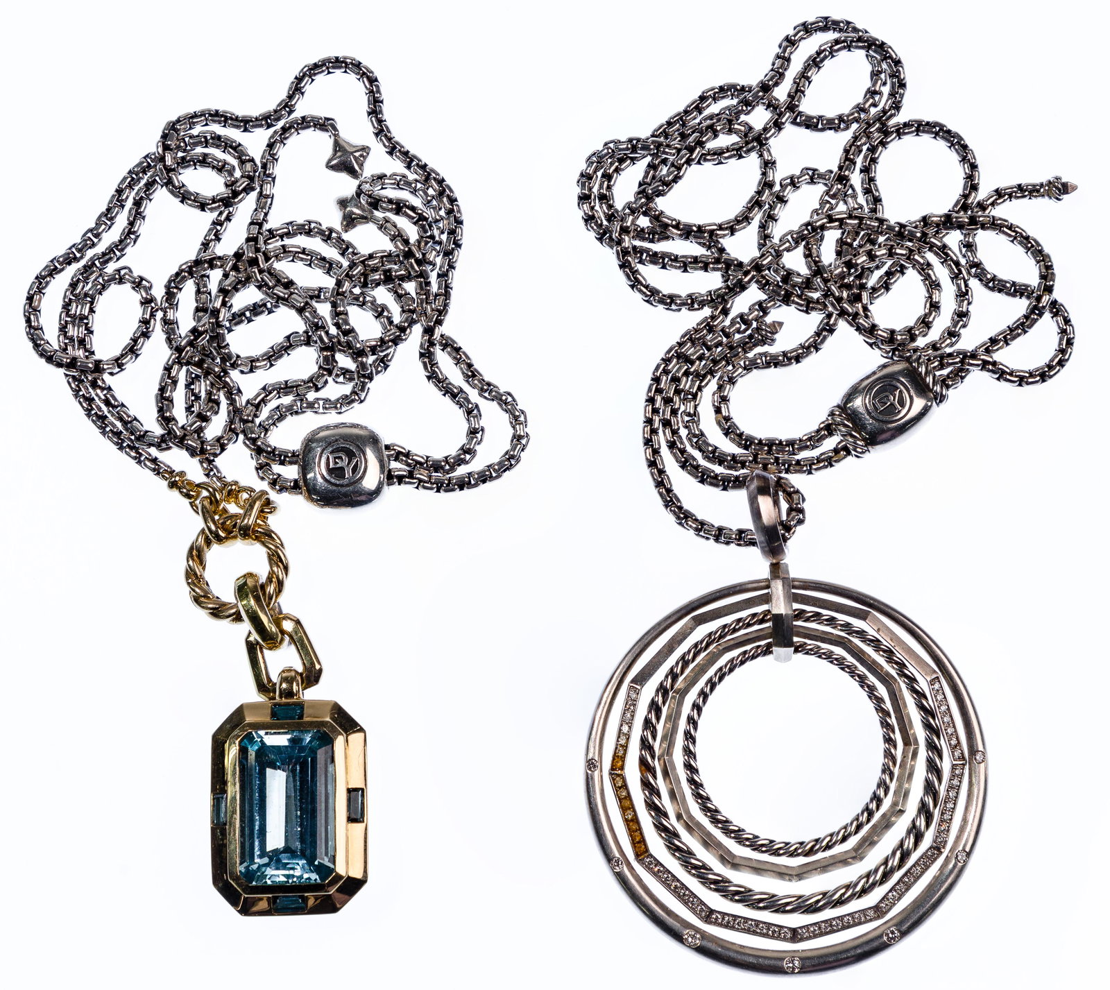David Yurman Sterling Silver Necklaces (1 of 2)