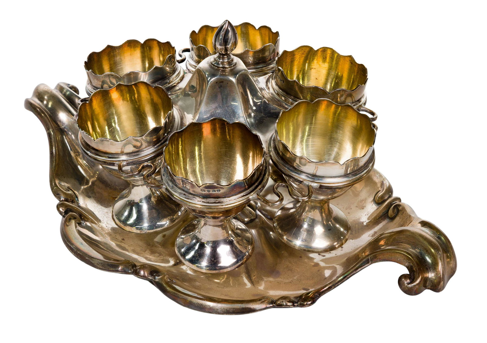 English Sterling Silver Egg Server (1 of 5)