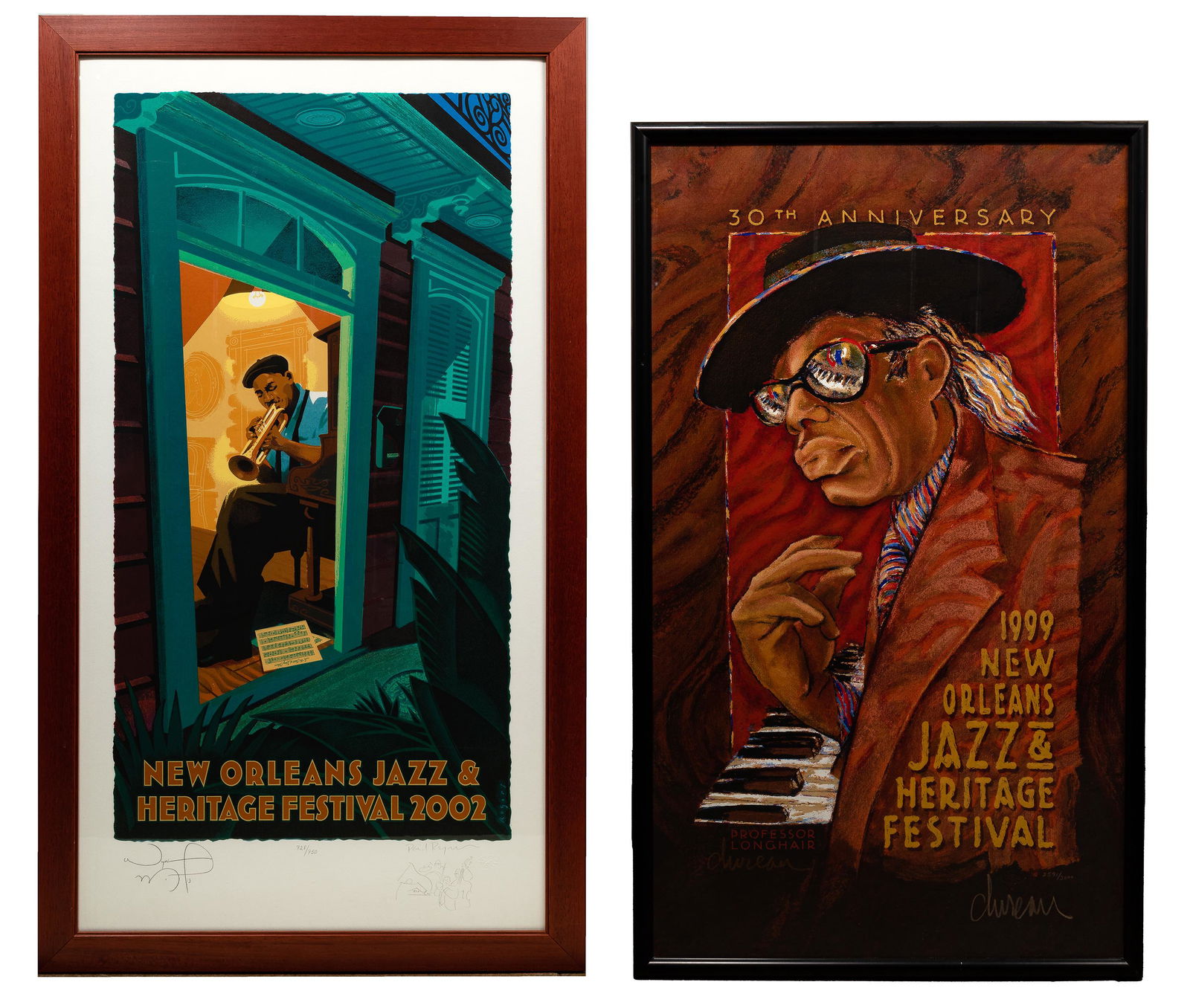 New Orleans Jazz and Heritage Signed Posters (1 of 3)