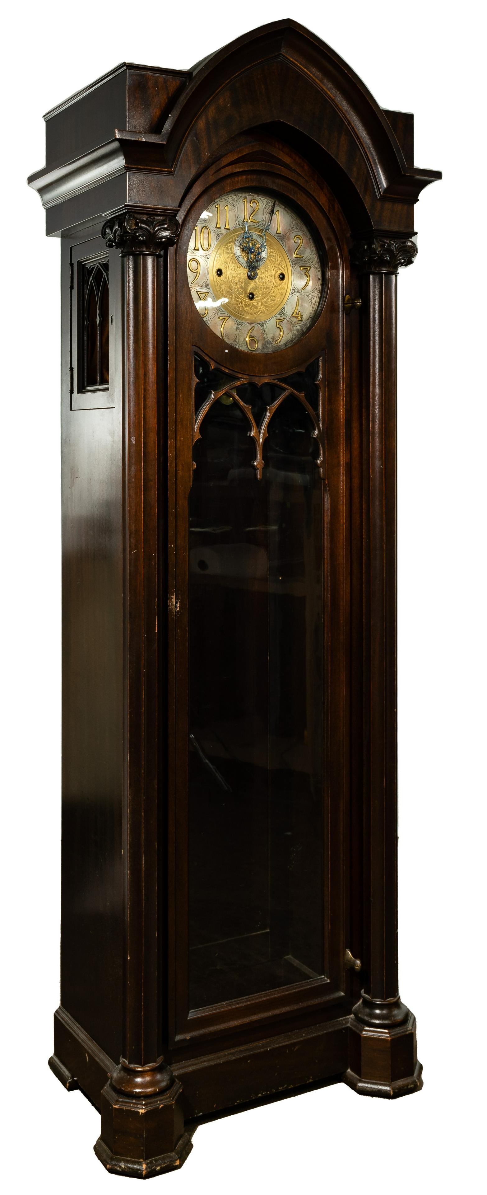 Gothic Revival Tall Case Clock (1 of 6)