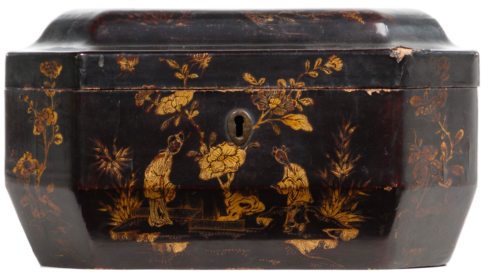 Chinese Lacquered Double Tea Caddy (1 of 6)