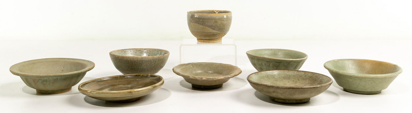 Chinese Song to Ming Style Celadon Bowl Assortment (1 of 1)